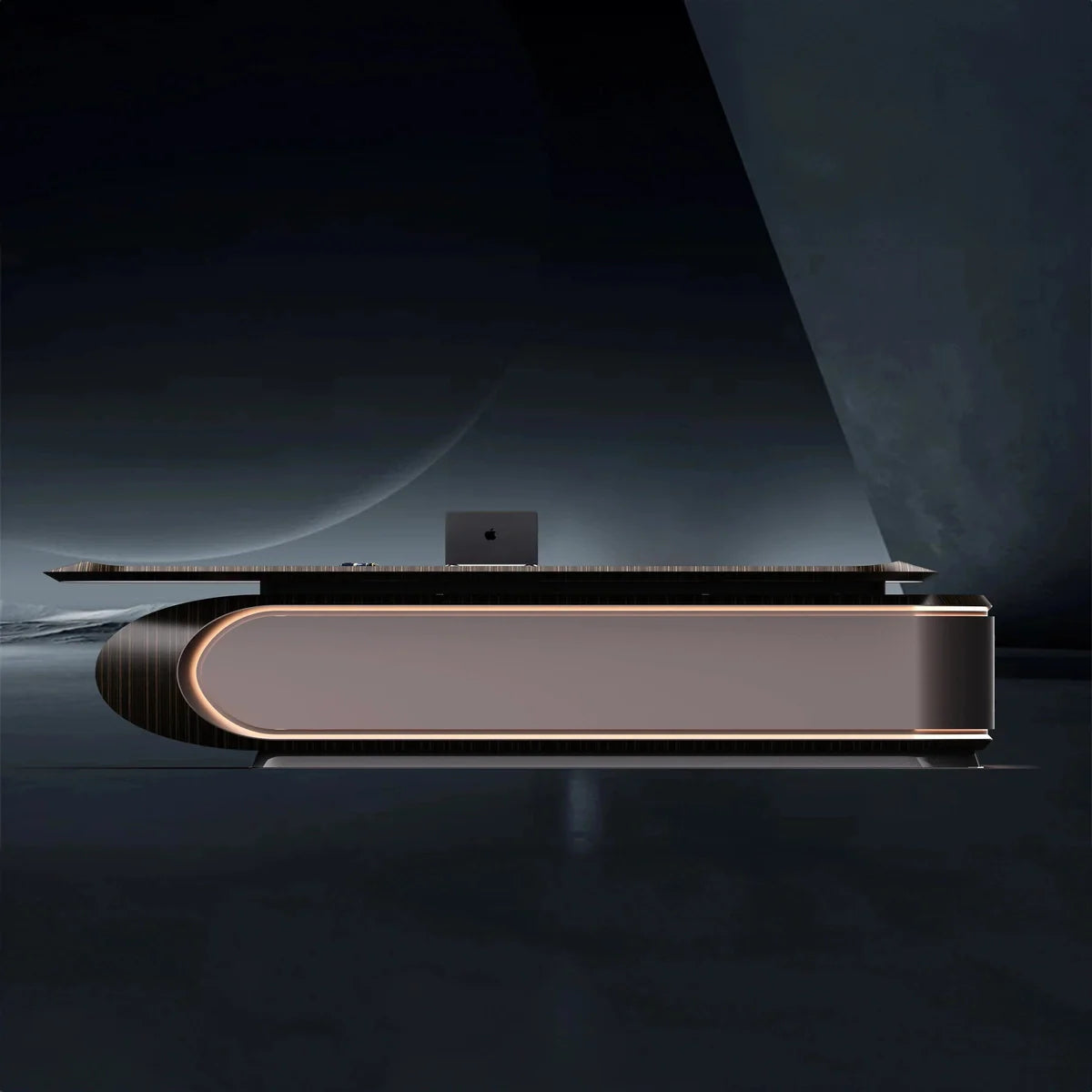 Echelon · Luxury L-Shaped Executive Desk