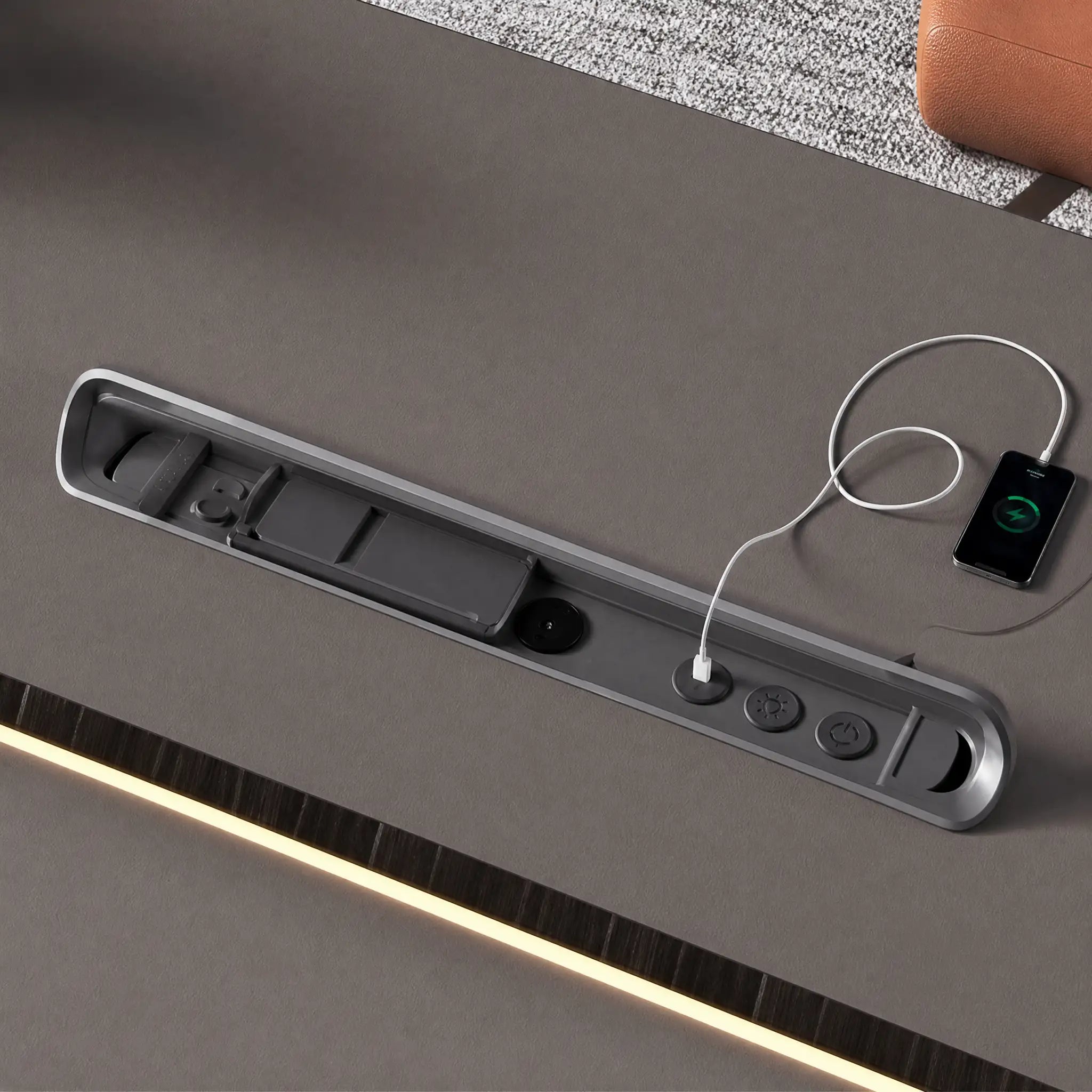 Echelon · Luxury L-Shaped Executive Desk