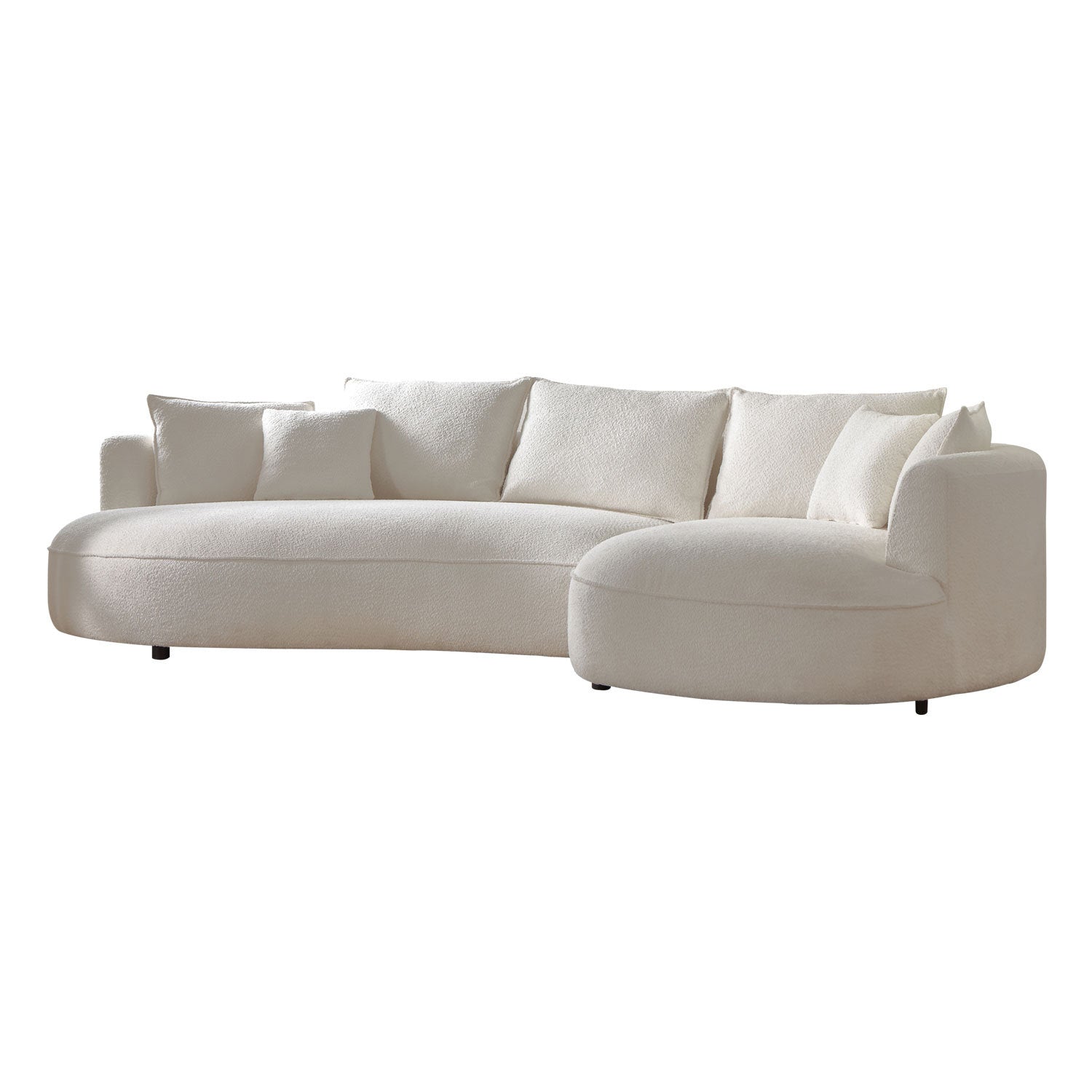 Elegant Cloud Curve Designer Sofa – Beige