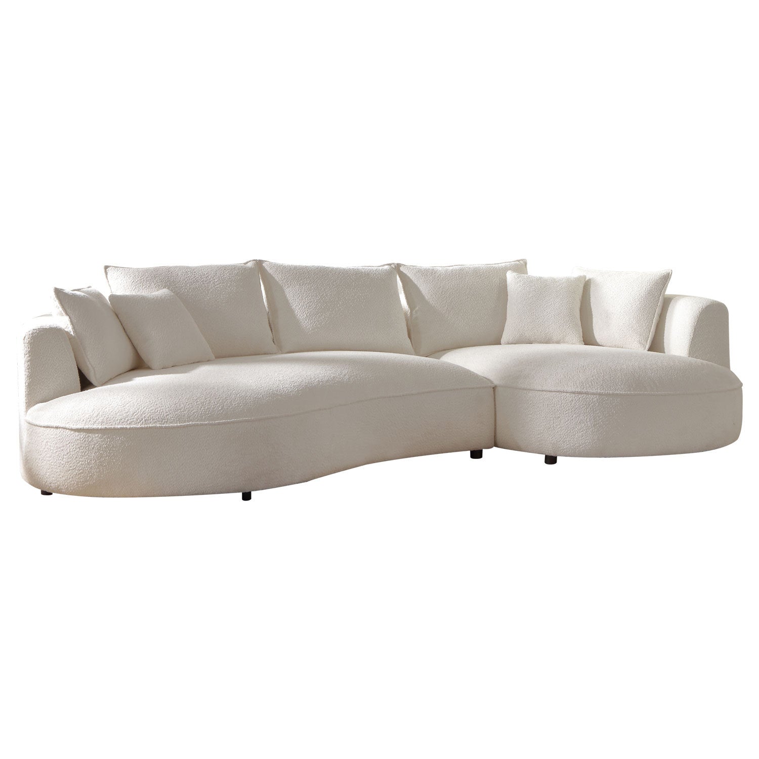 Elegant Cloud Curve Designer Sofa – Beige