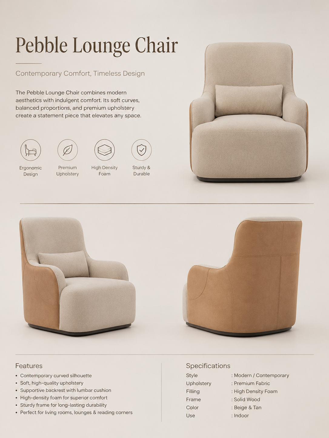 Elegant Lounge Chair