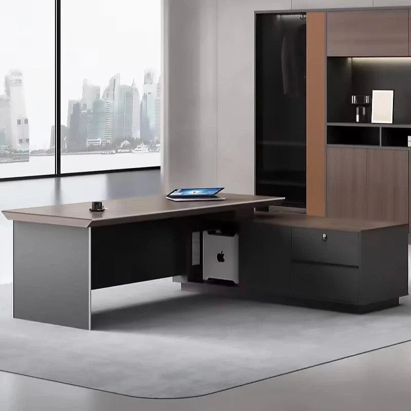 Elgin · Modern L-Shaped Executive Desk