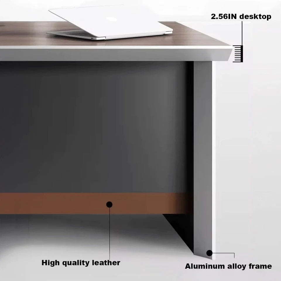 Elgin · Modern L-Shaped Executive Desk