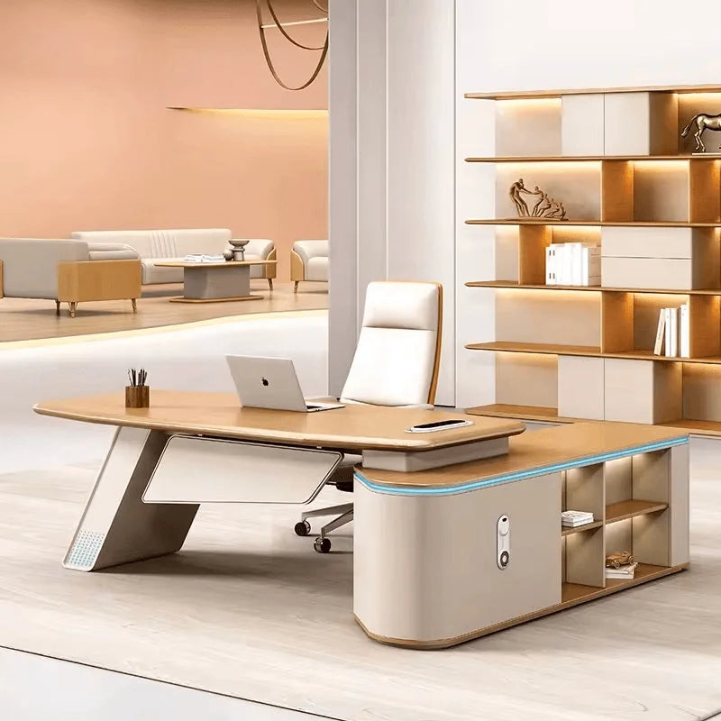 Ellis · Modern Executive L-Shaped Desk