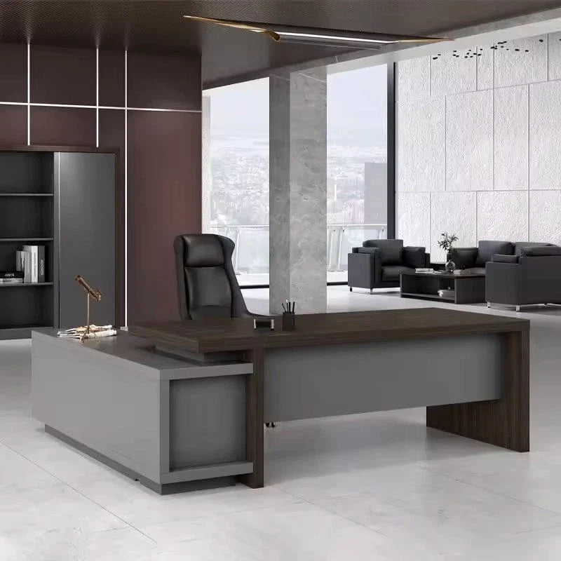 Elmore · Modern L-Shaped Executive Desk