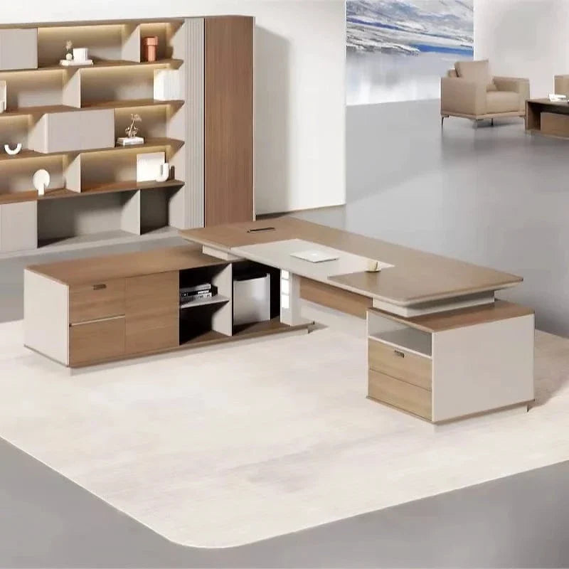 Elston · Modern L-Shaped Executive Desk