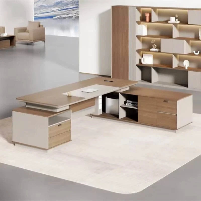 Elston · Modern L-Shaped Executive Desk