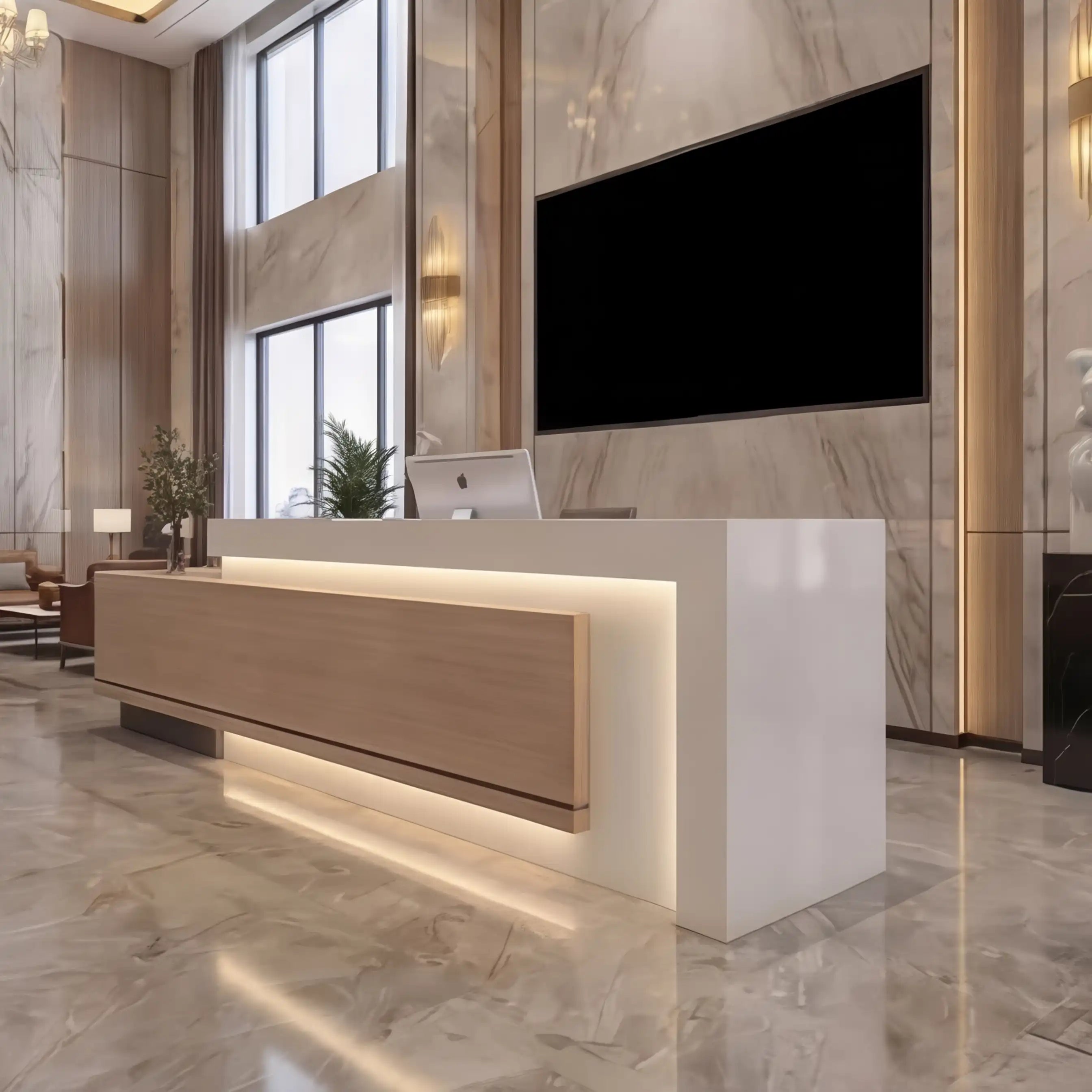 Elyra · Front Reception Desk