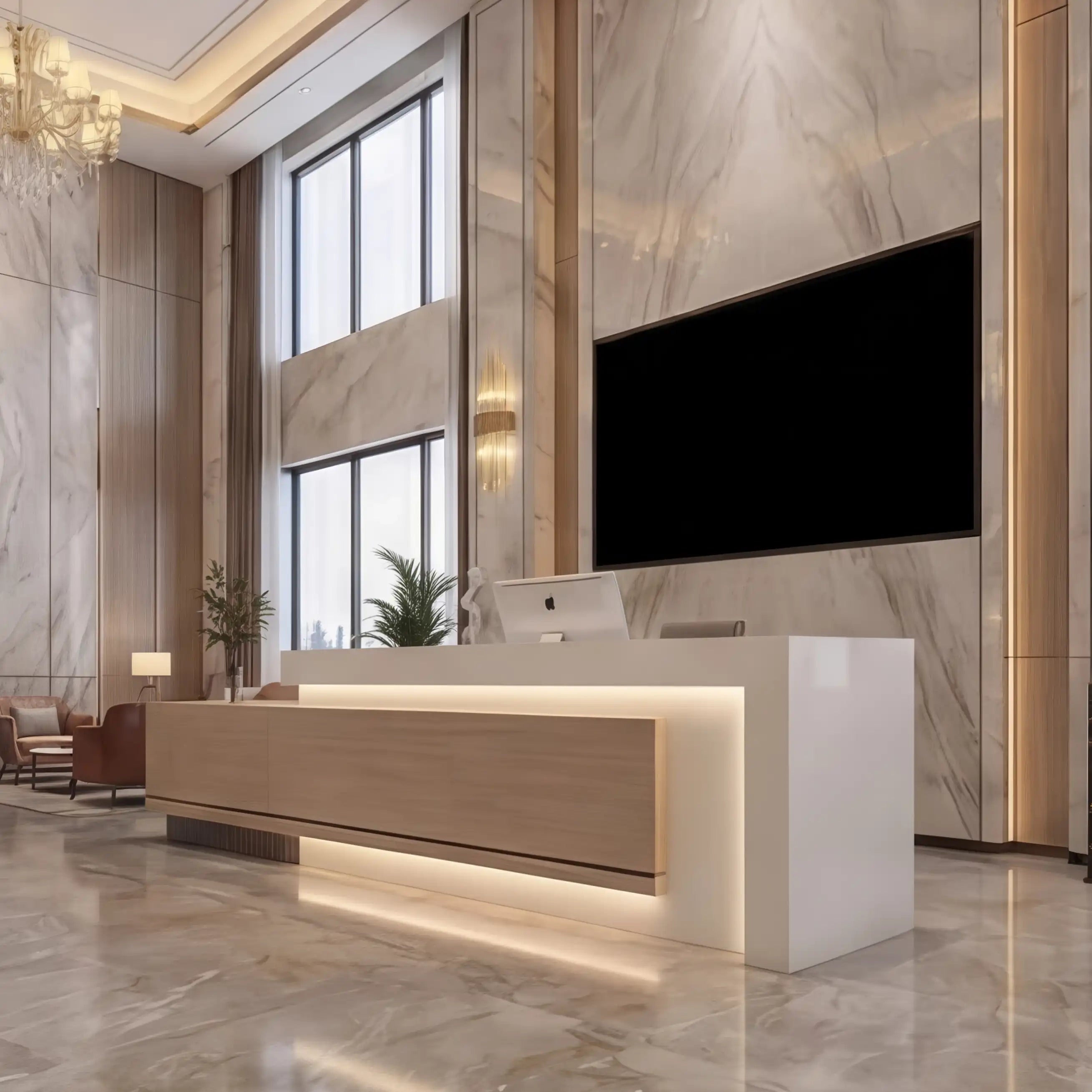 Elyra · Front Reception Desk