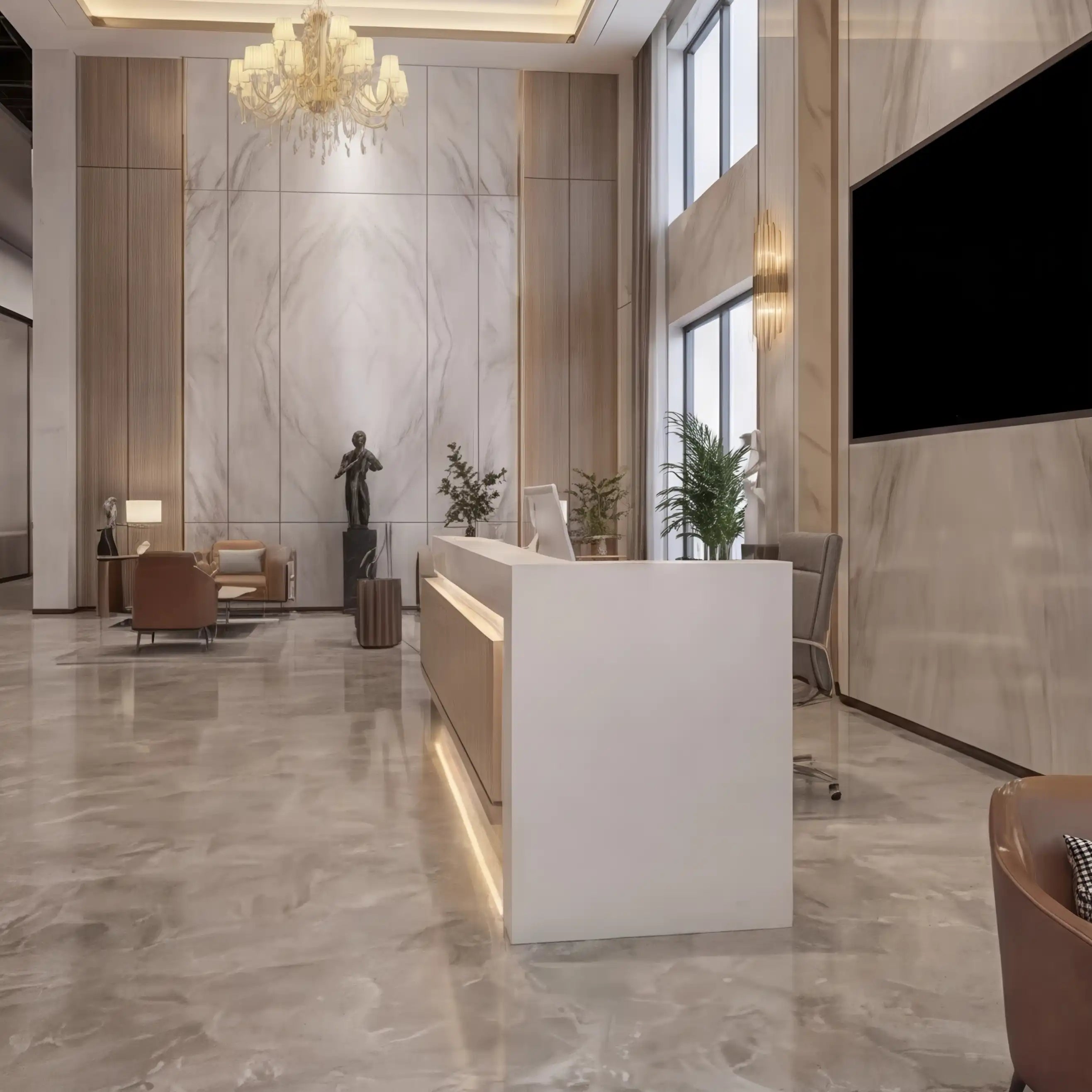 Elyra · Front Reception Desk