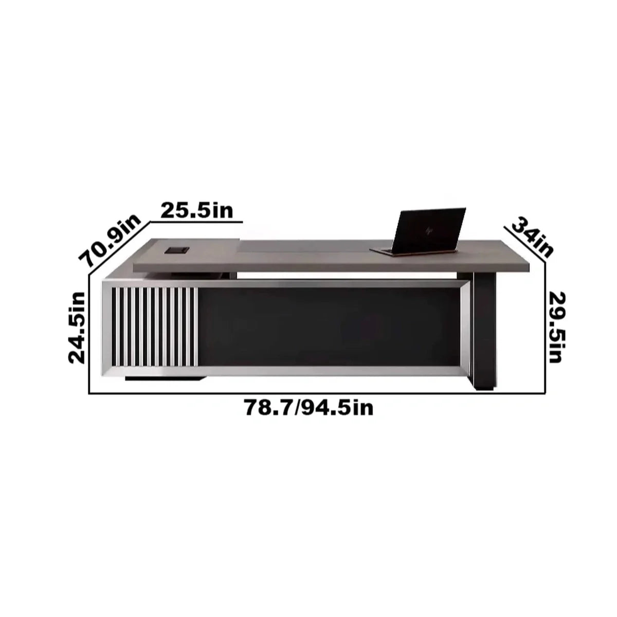 Engel · Modern L-Shaped Executive Desk