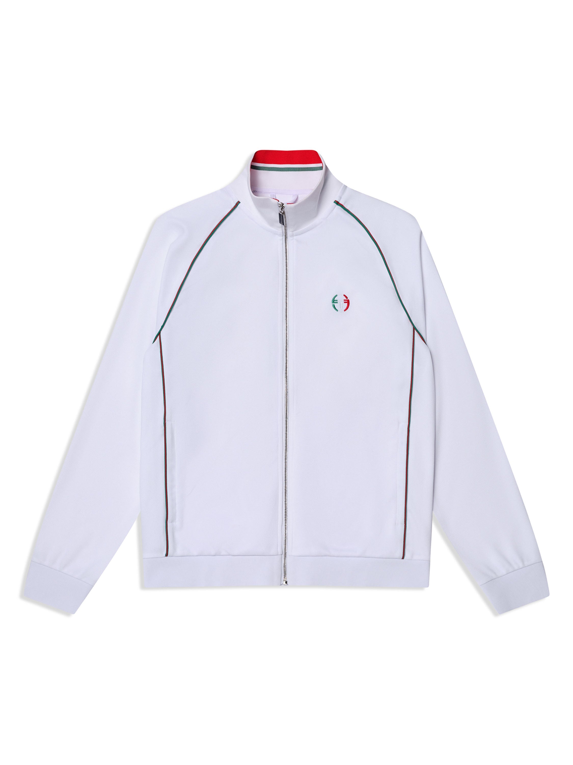 Eredita Track Jacket-Brilliant White