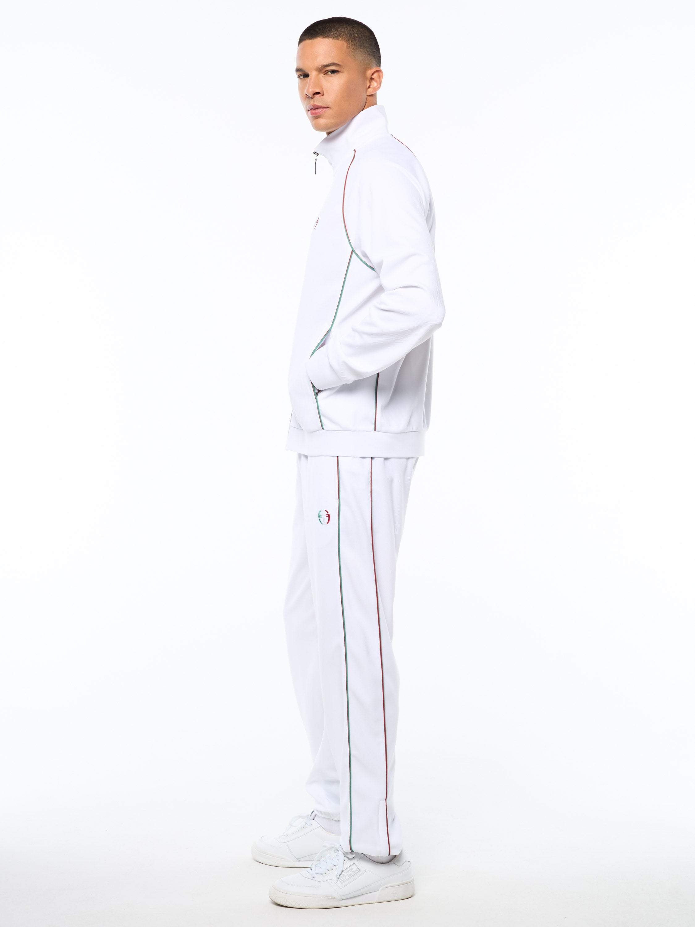 Eredita Track Jacket-Brilliant White