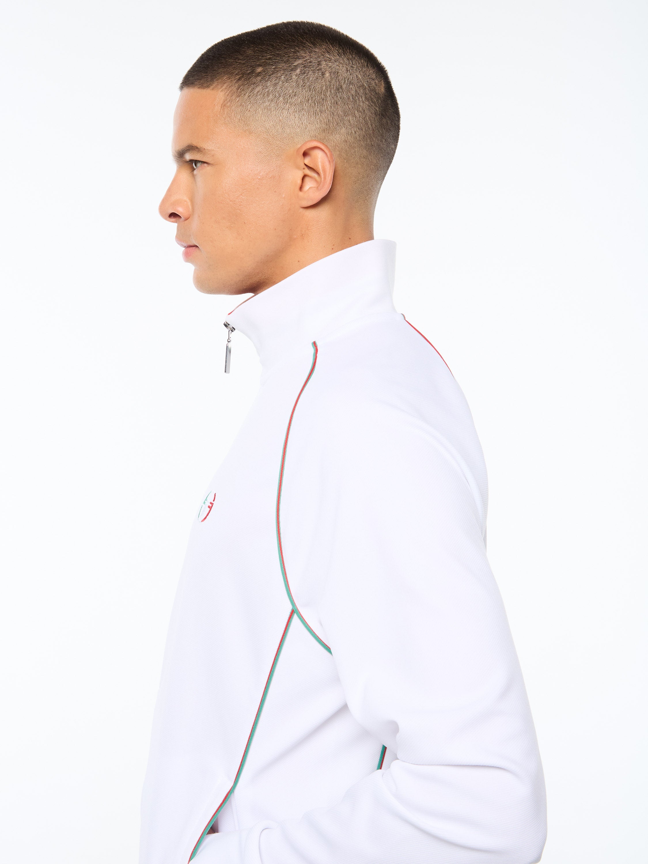 Eredita Track Jacket-Brilliant White