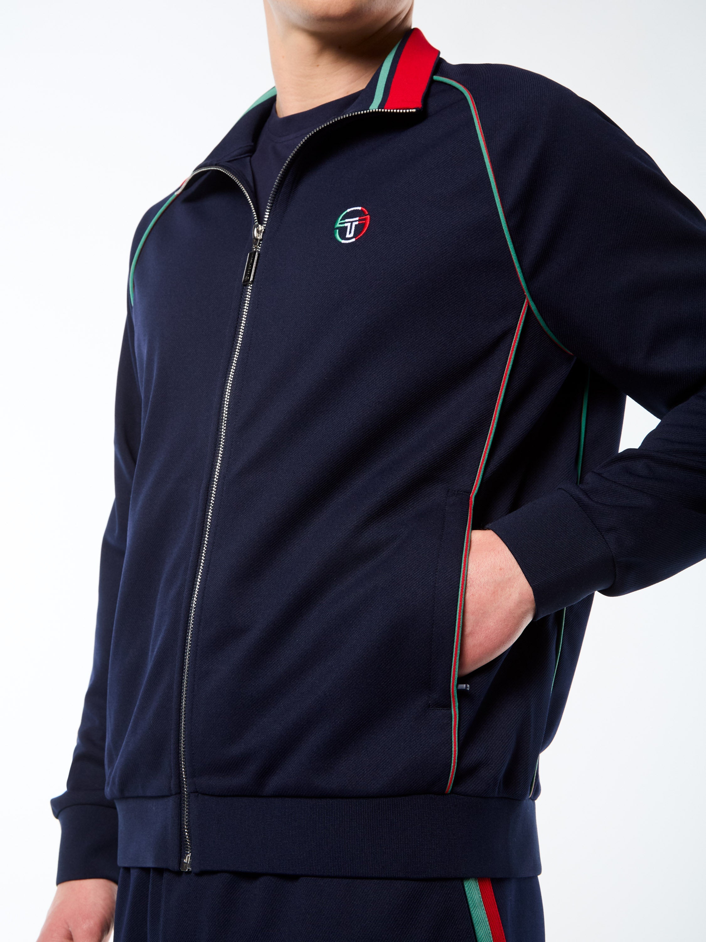 Eredita Track Jacket-Maritime Blue