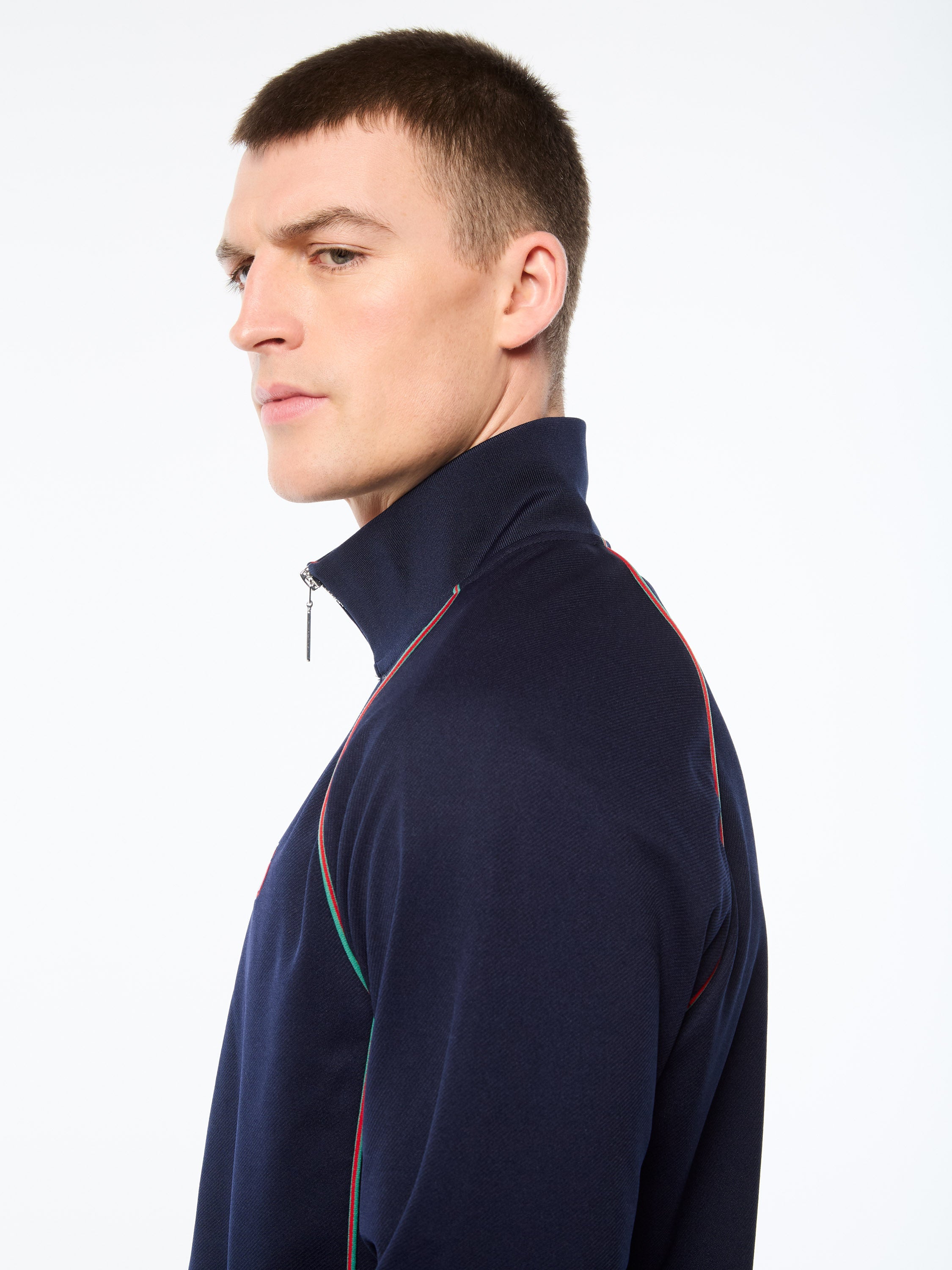 Eredita Track Jacket-Maritime Blue