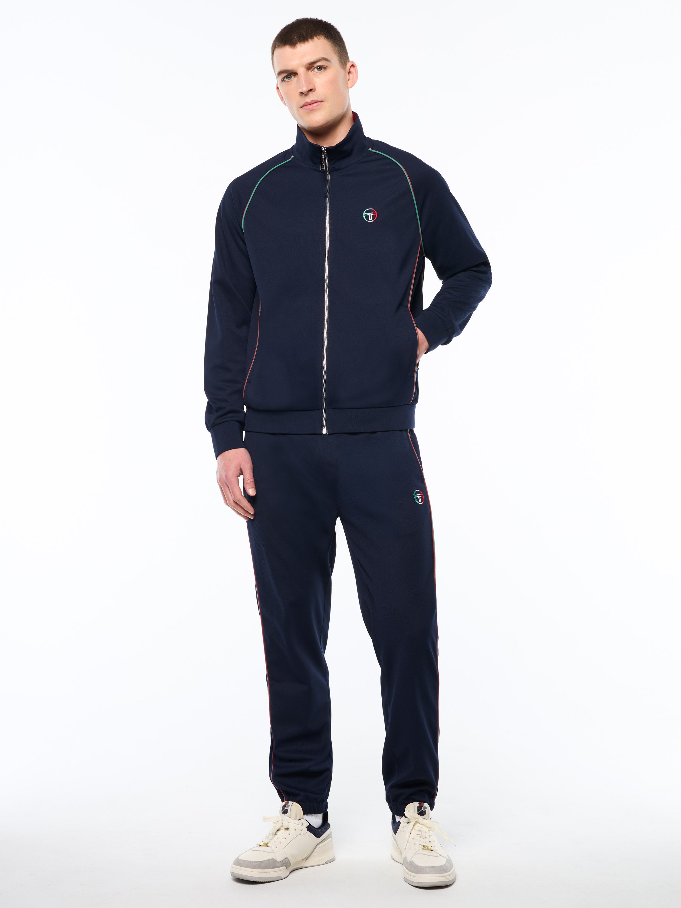 Eredita Track Jacket-Maritime Blue