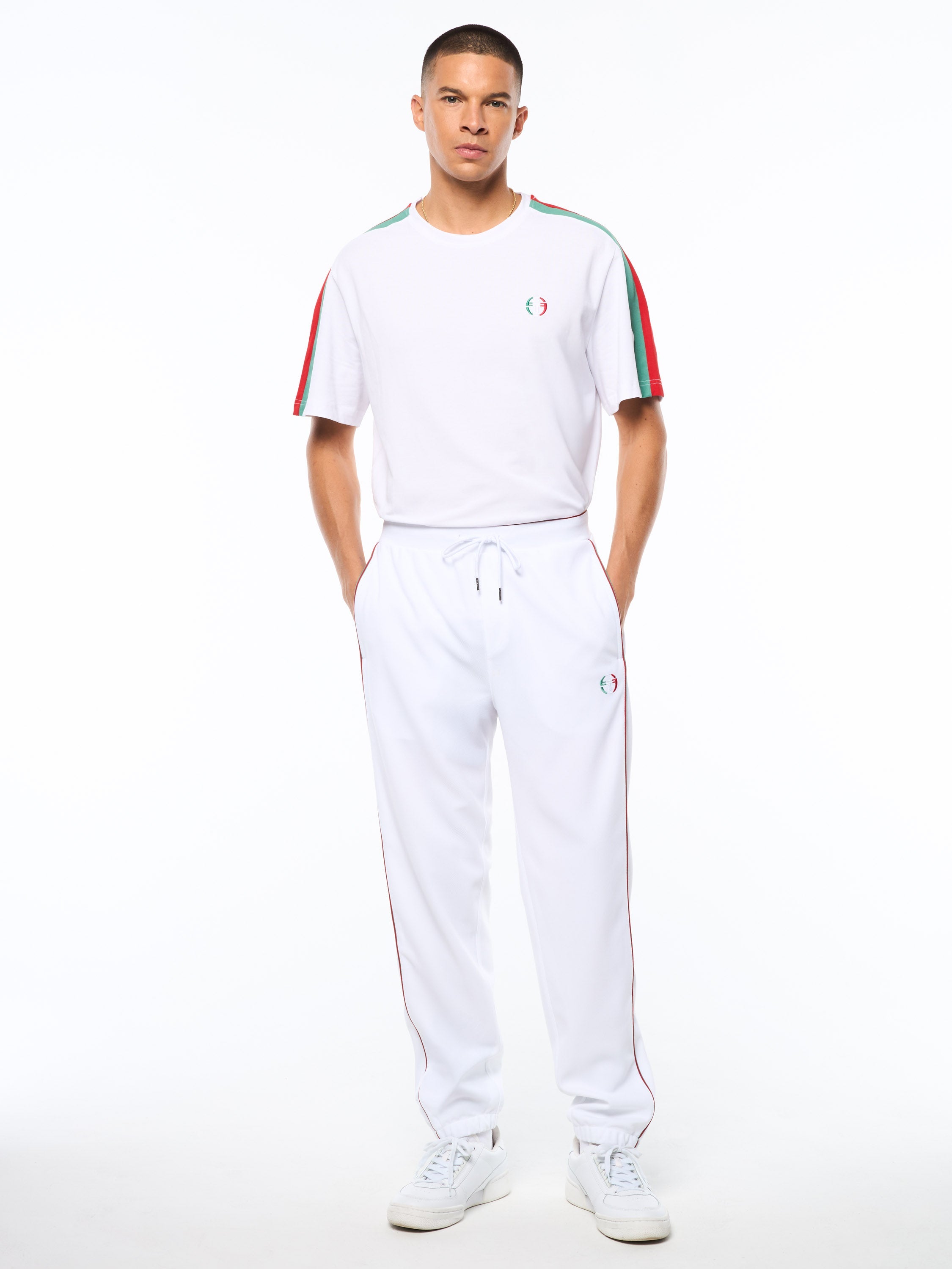 Eredita Track Pant-Brilliant White