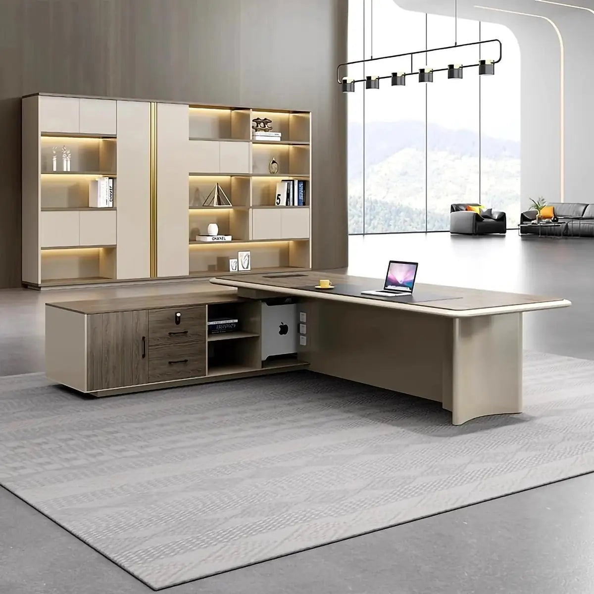 Essex · Modern L-Shaped Executive Desk