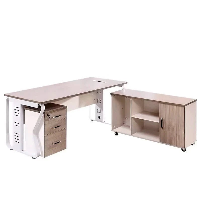 Eszti · Executive Desk w/ Mobile Storage