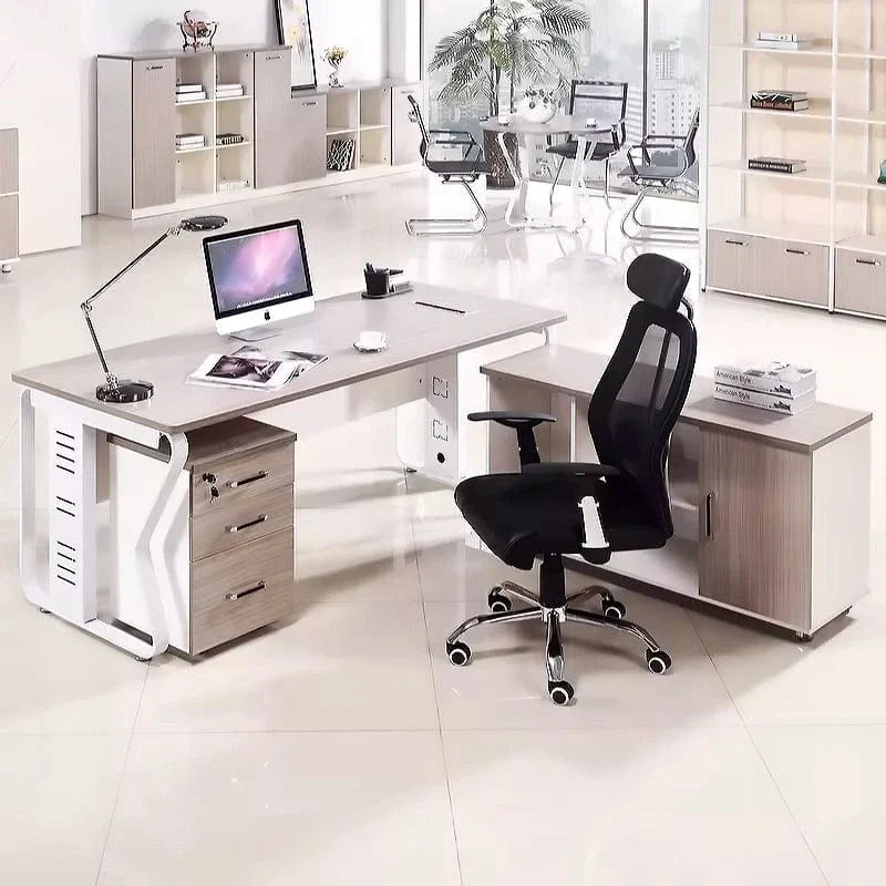 Eszti · Executive Desk w/ Mobile Storage