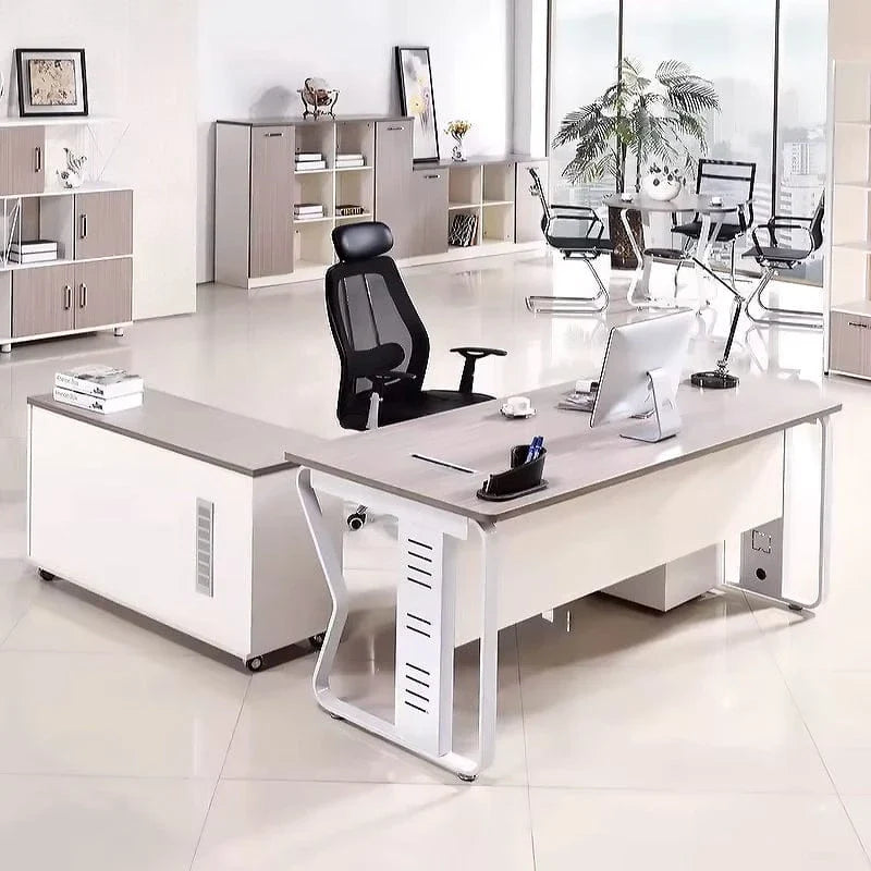 Eszti · Executive Desk w/ Mobile Storage