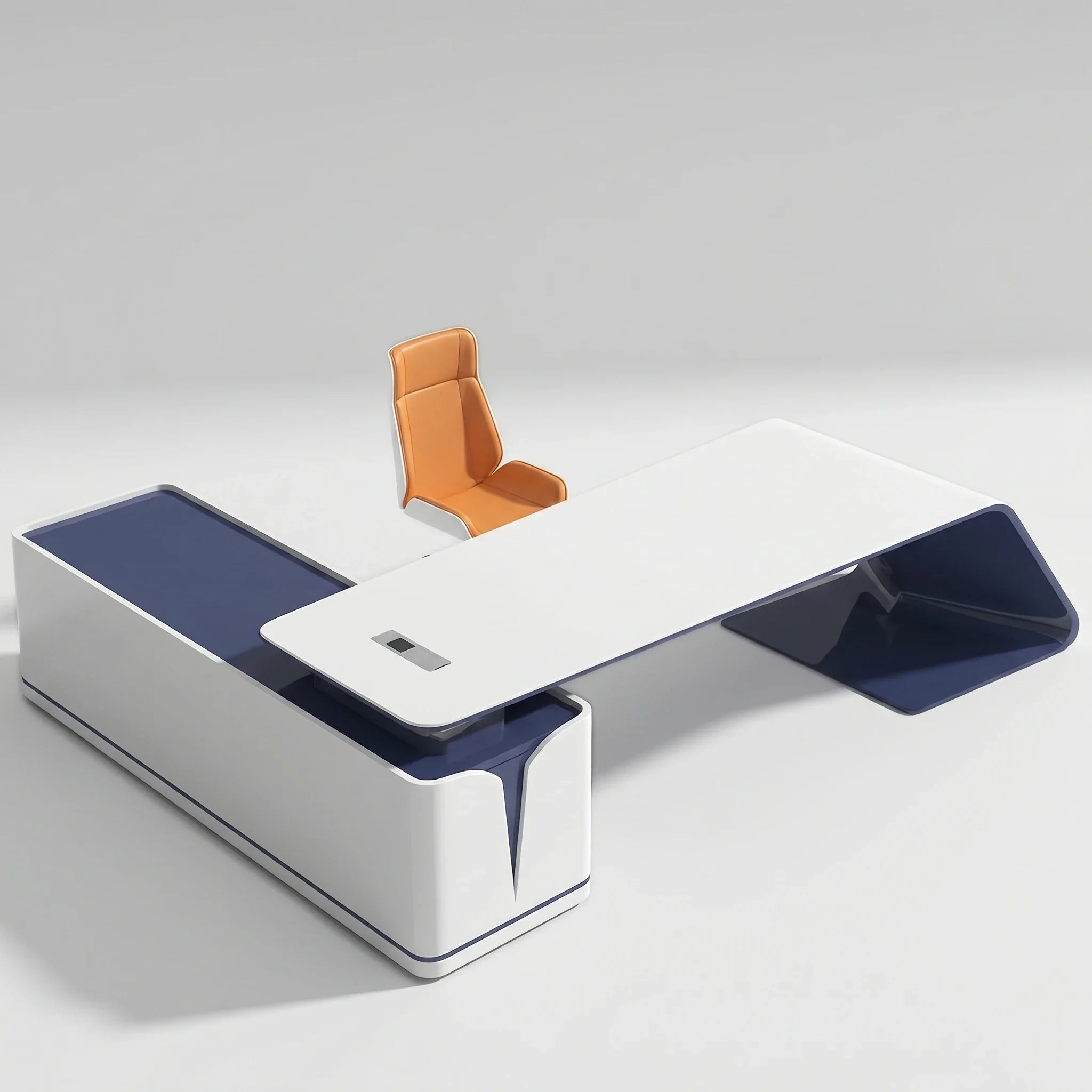 Euclid · Modern L-Shaped Executive Desk