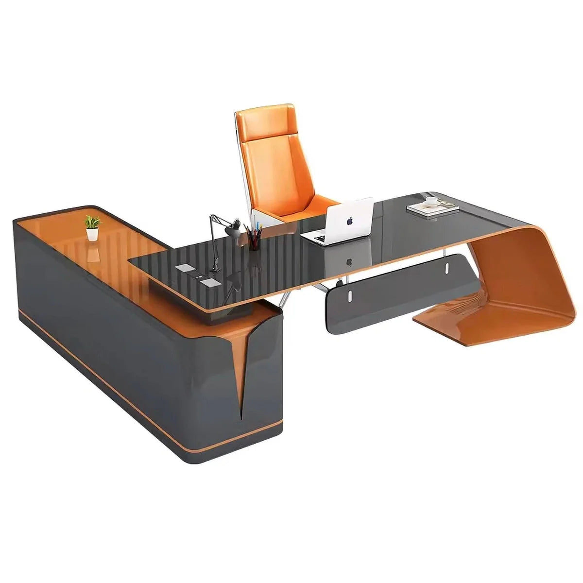 Euler · Modern L-Shaped Executive Desk