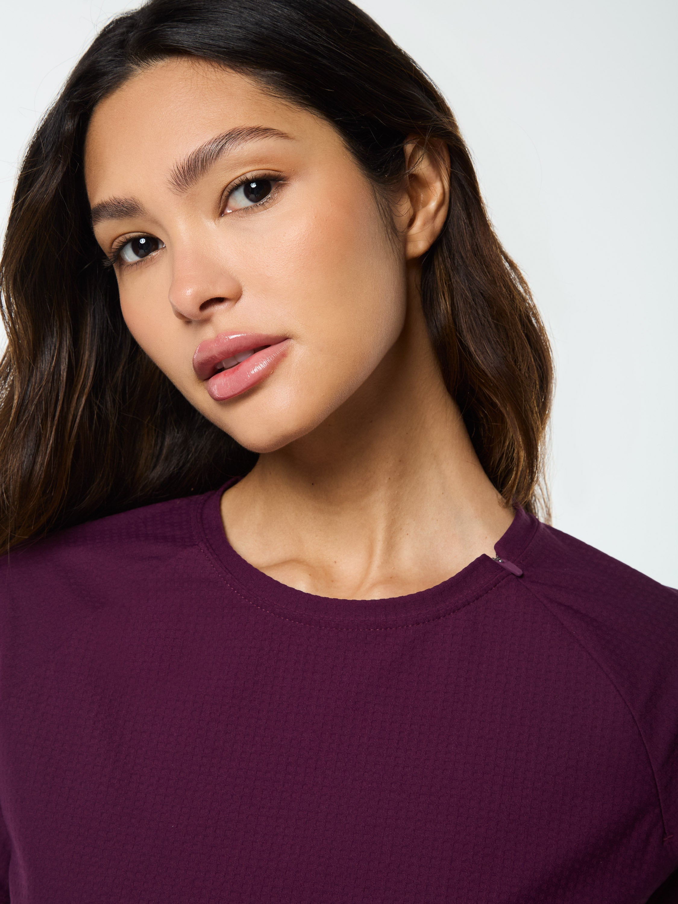 Eva Cropped Top- Potent Purple