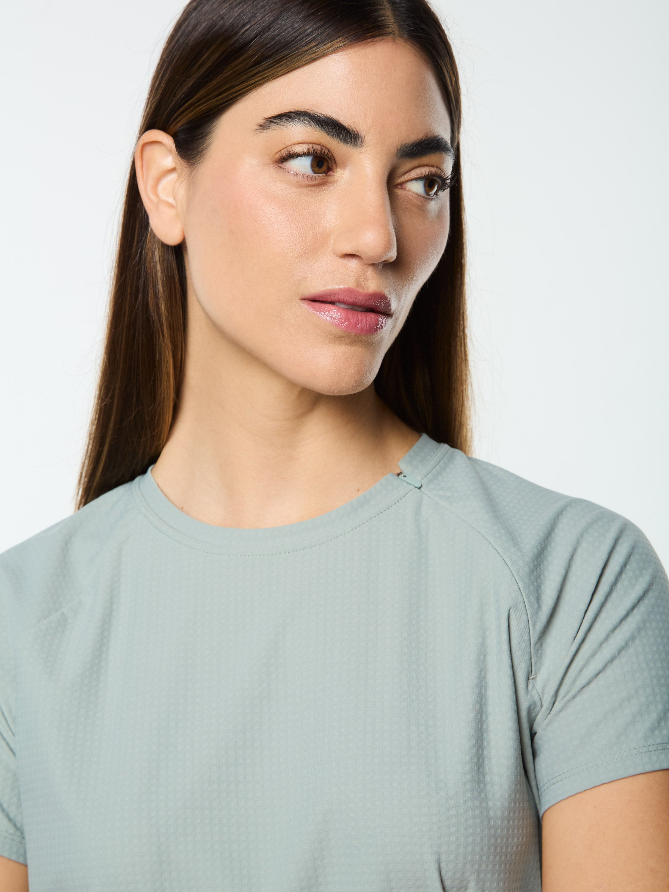 Eva Cropped Top- Slate Gray