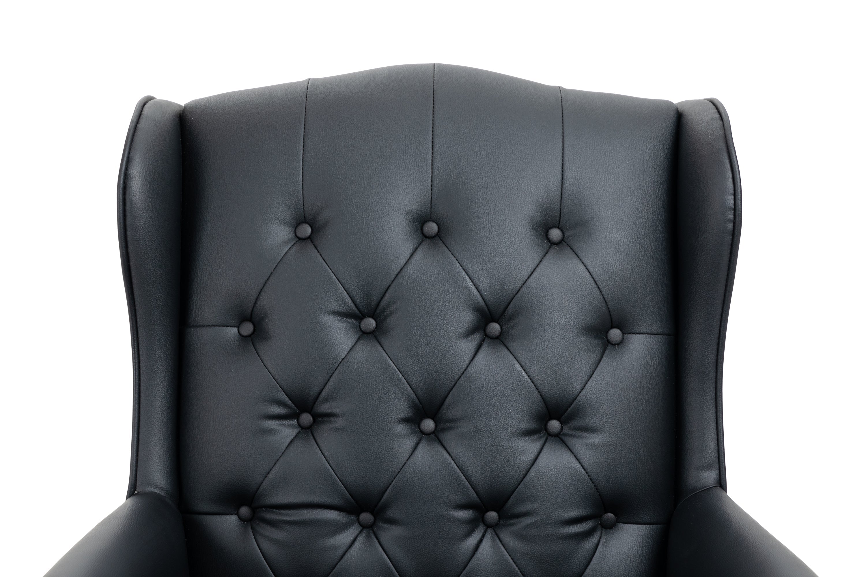 Executive PU Leather Office Chair with Ergonomic Support & Padded Comfort
