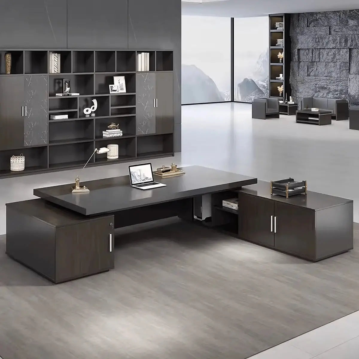 Exeter · Modern Executive L-Shaped Desk