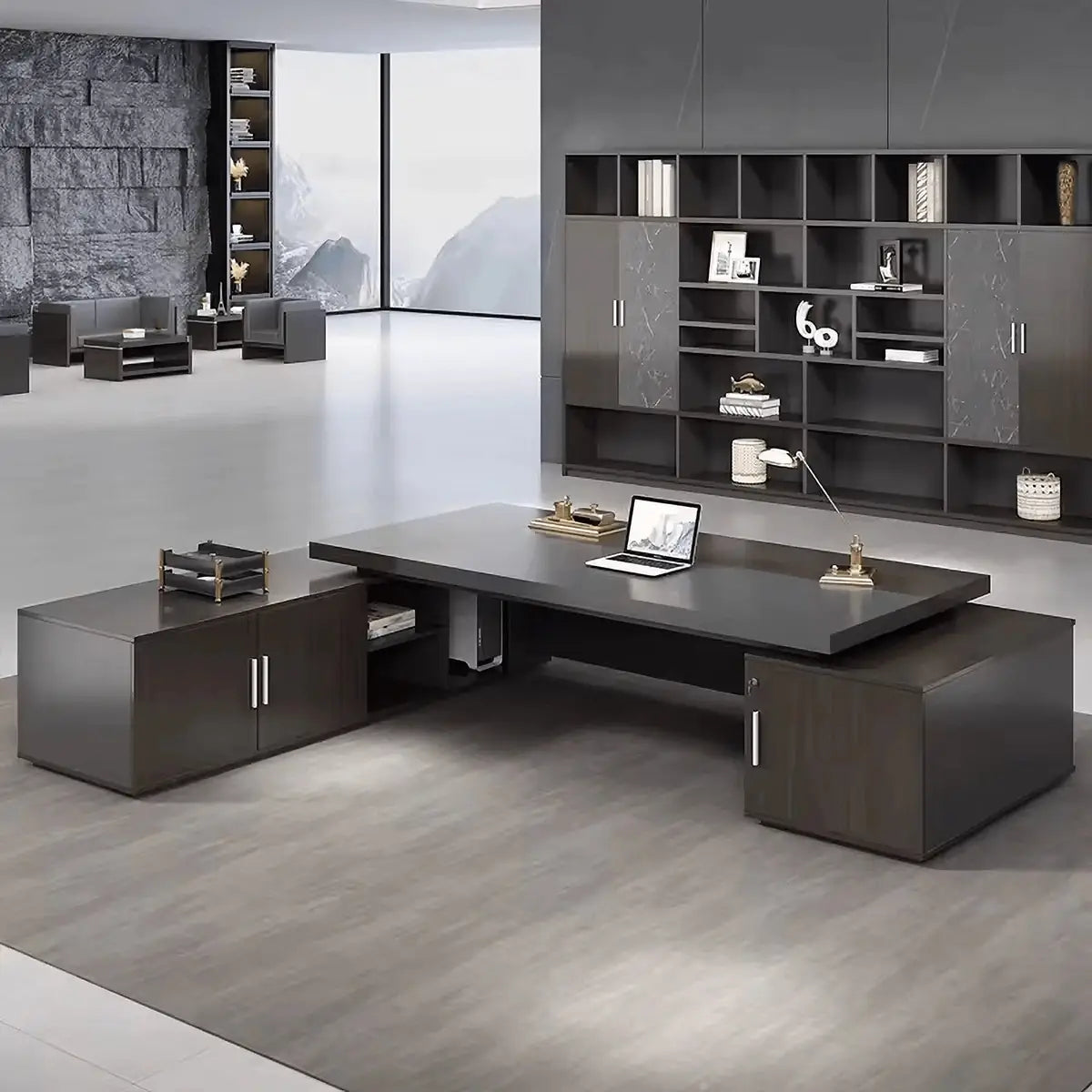 Exeter · Modern Executive L-Shaped Desk
