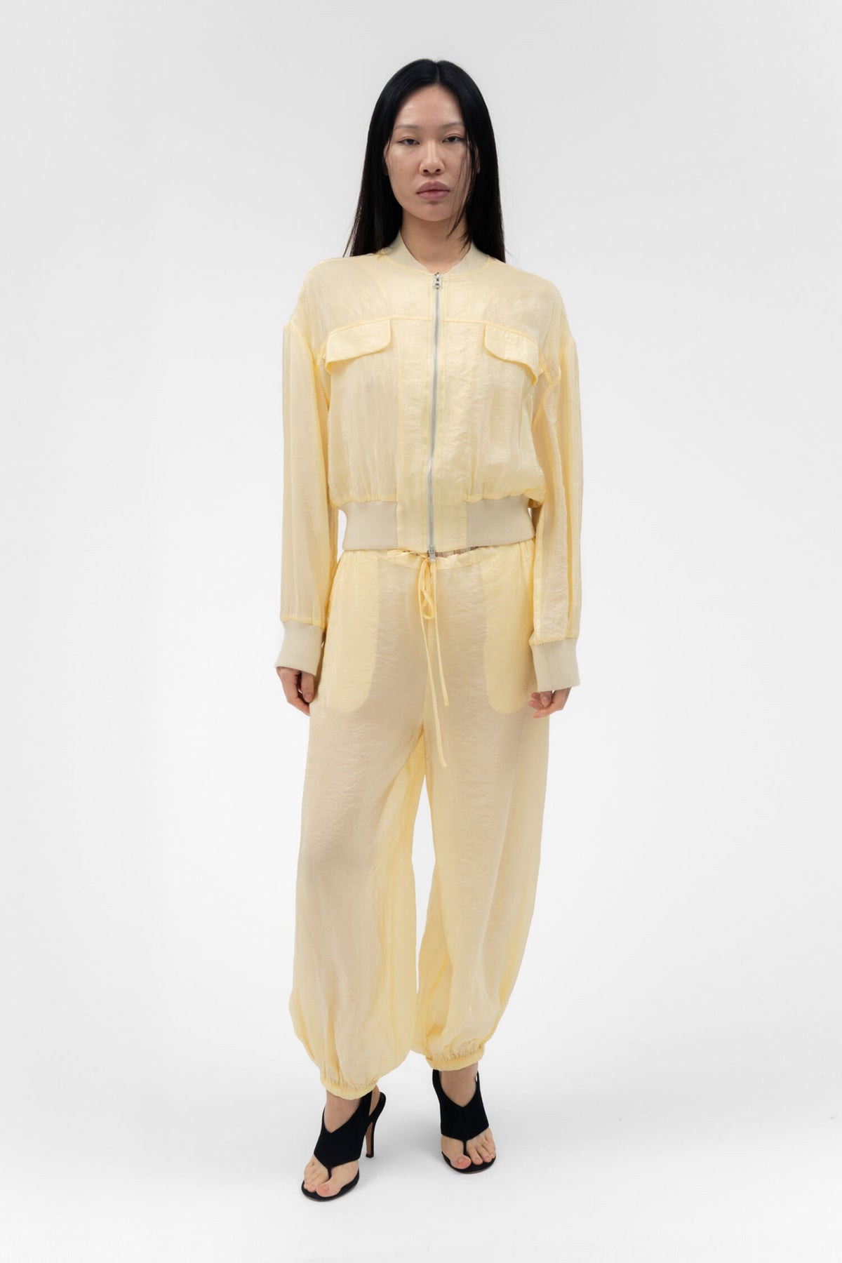 FABIO VOILE JACKET IN BUTTER