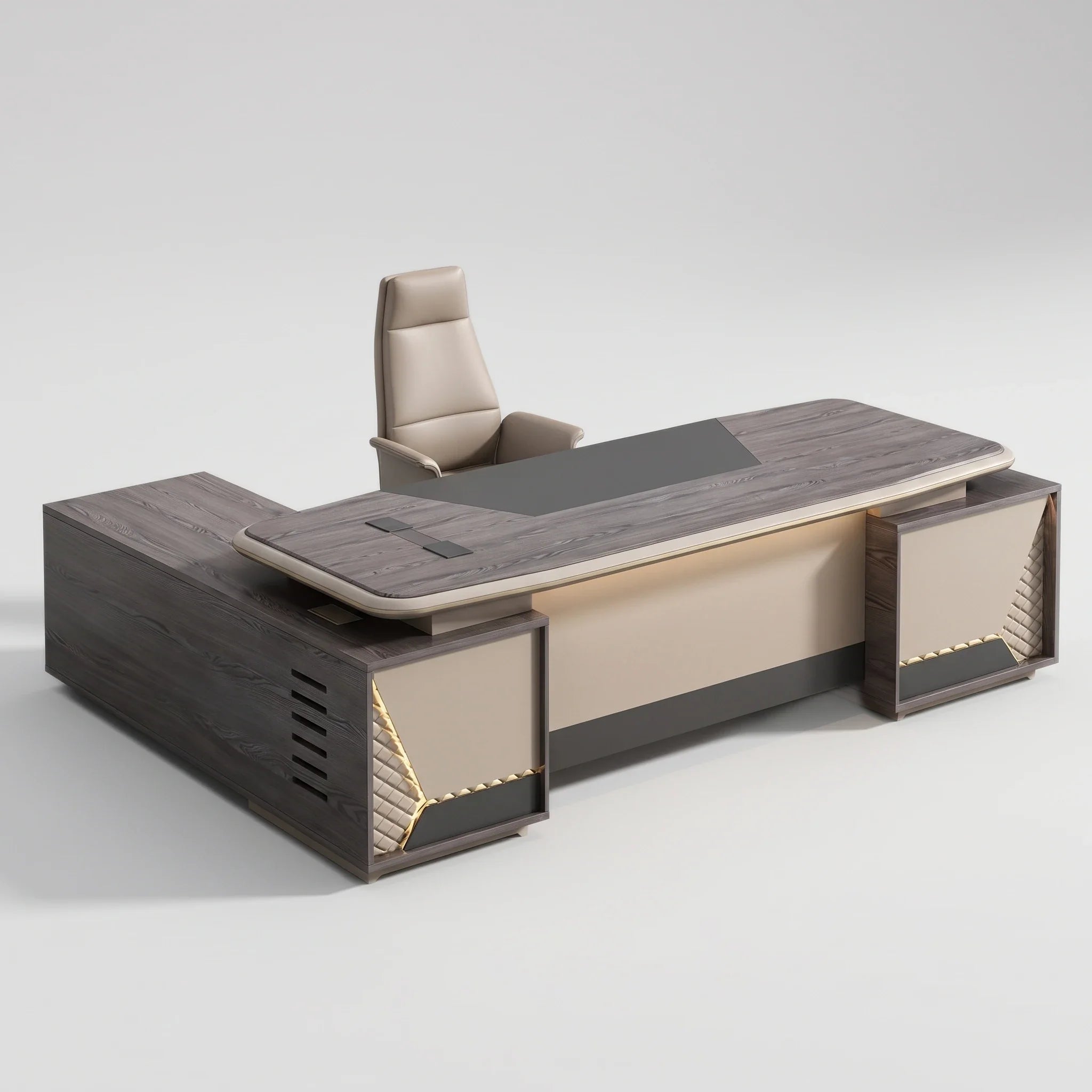 Fairwyn · Modern L-Shaped Executive Desk