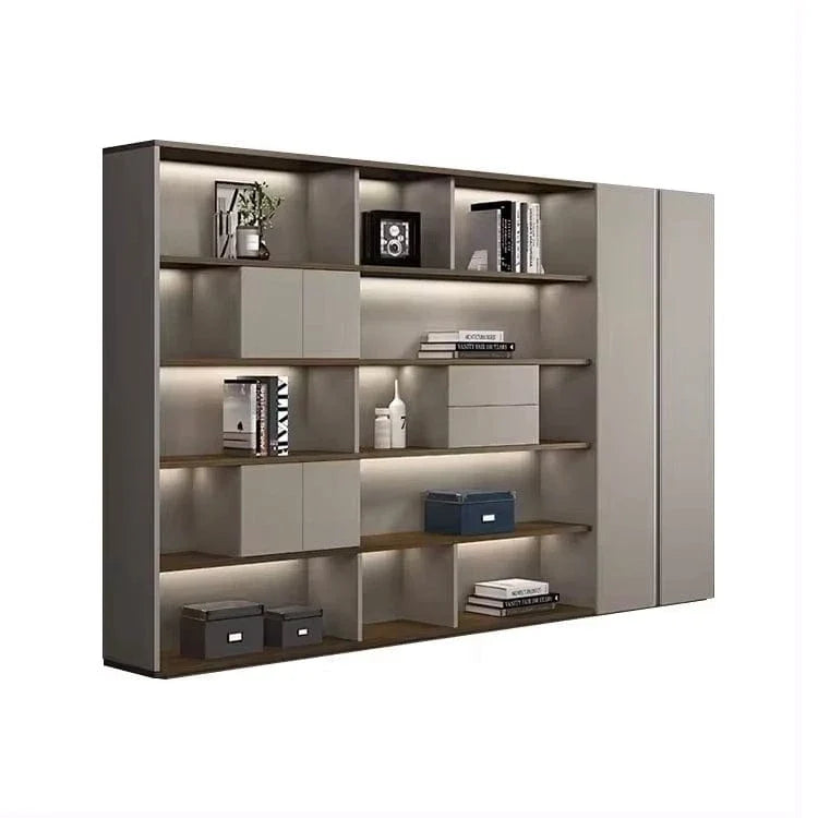 Fenwick · Office Shelves w/ Lighting & Storage