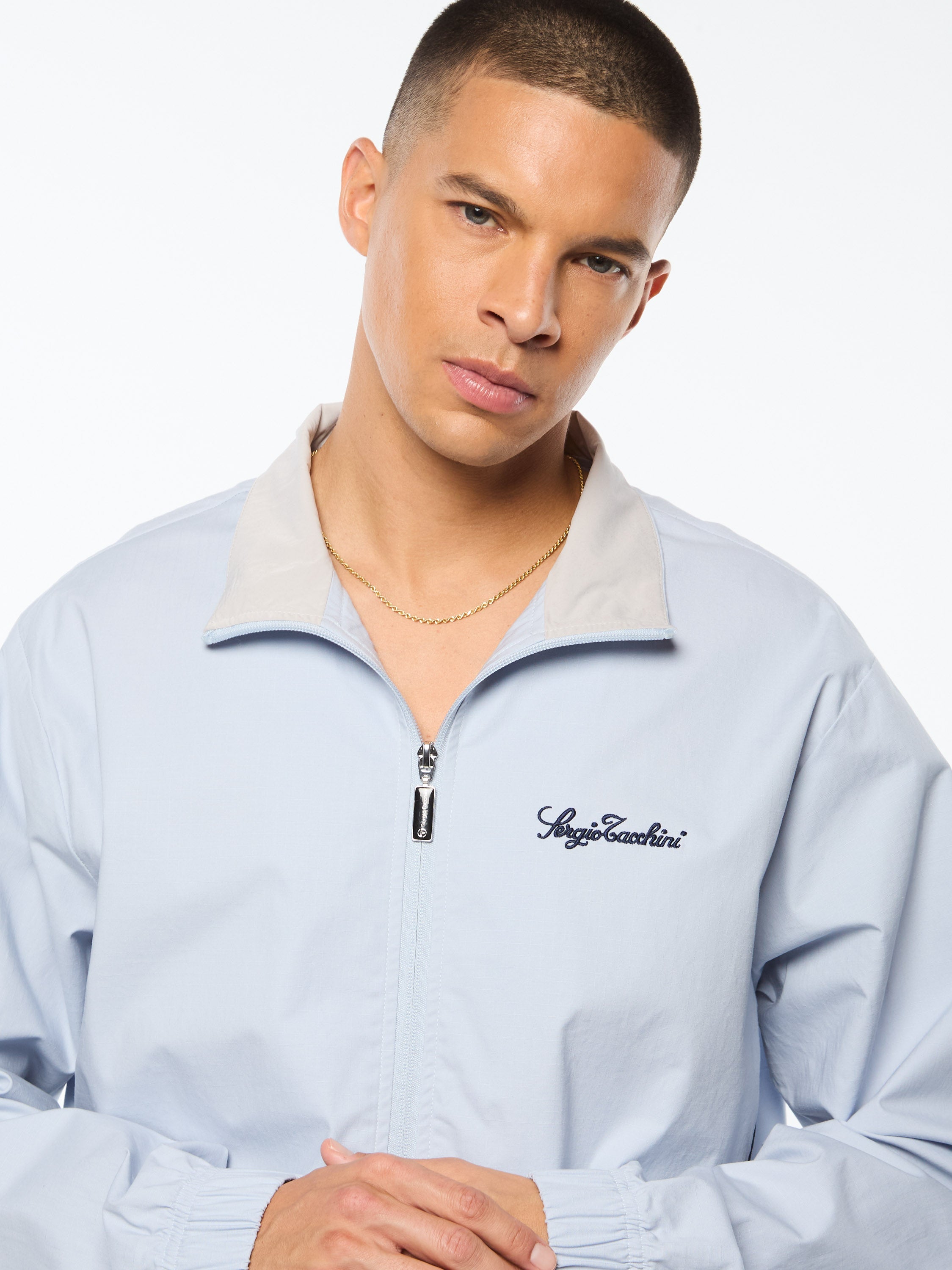 Fiamma Track Jacket- Baby Blue