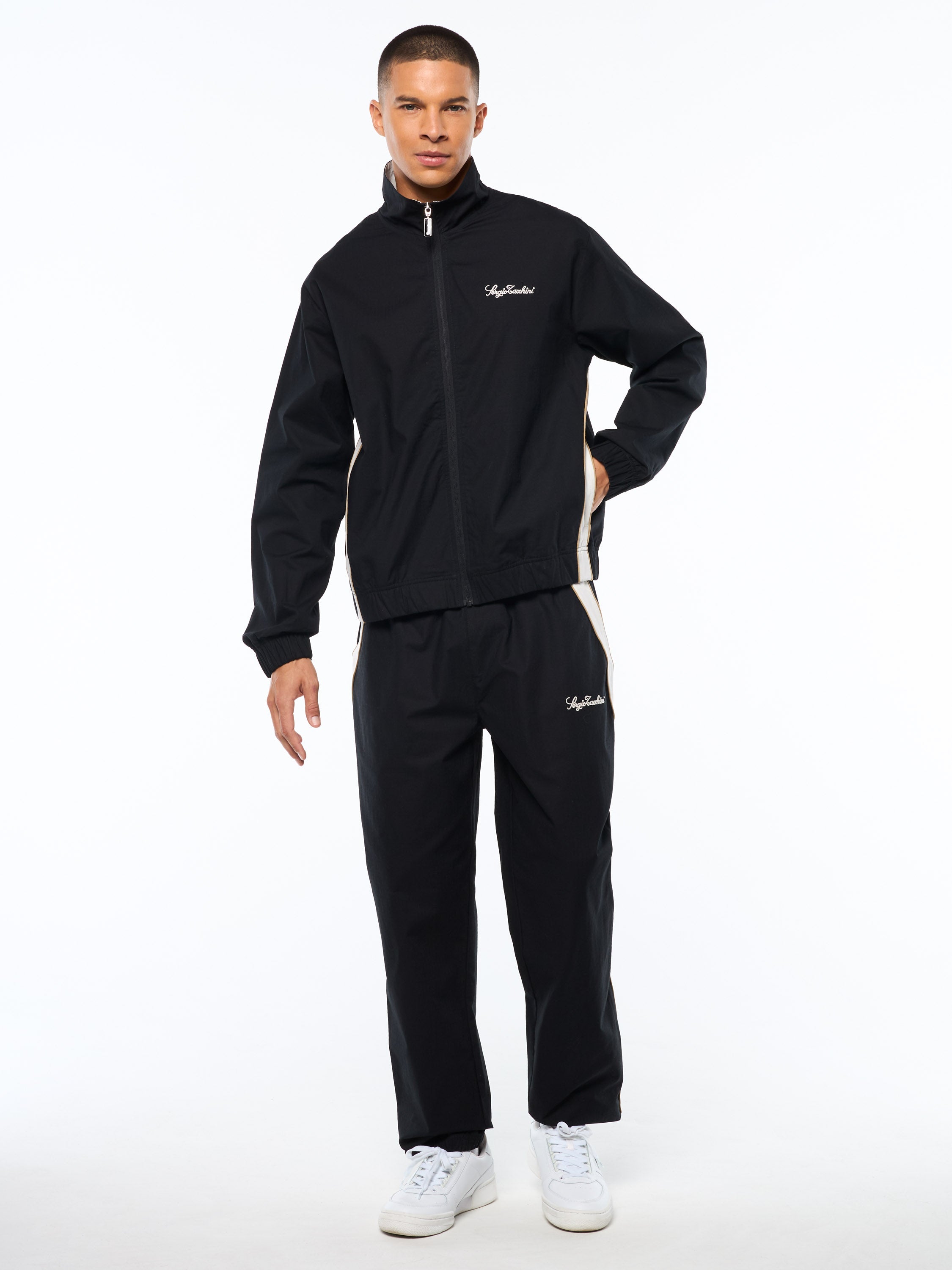 Fiamma Track  Jacket-Black Beauty