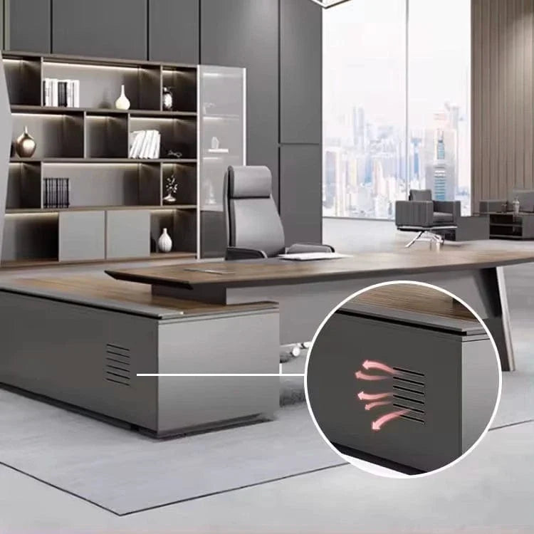 Finley · Modern L-Shaped Executive Desk