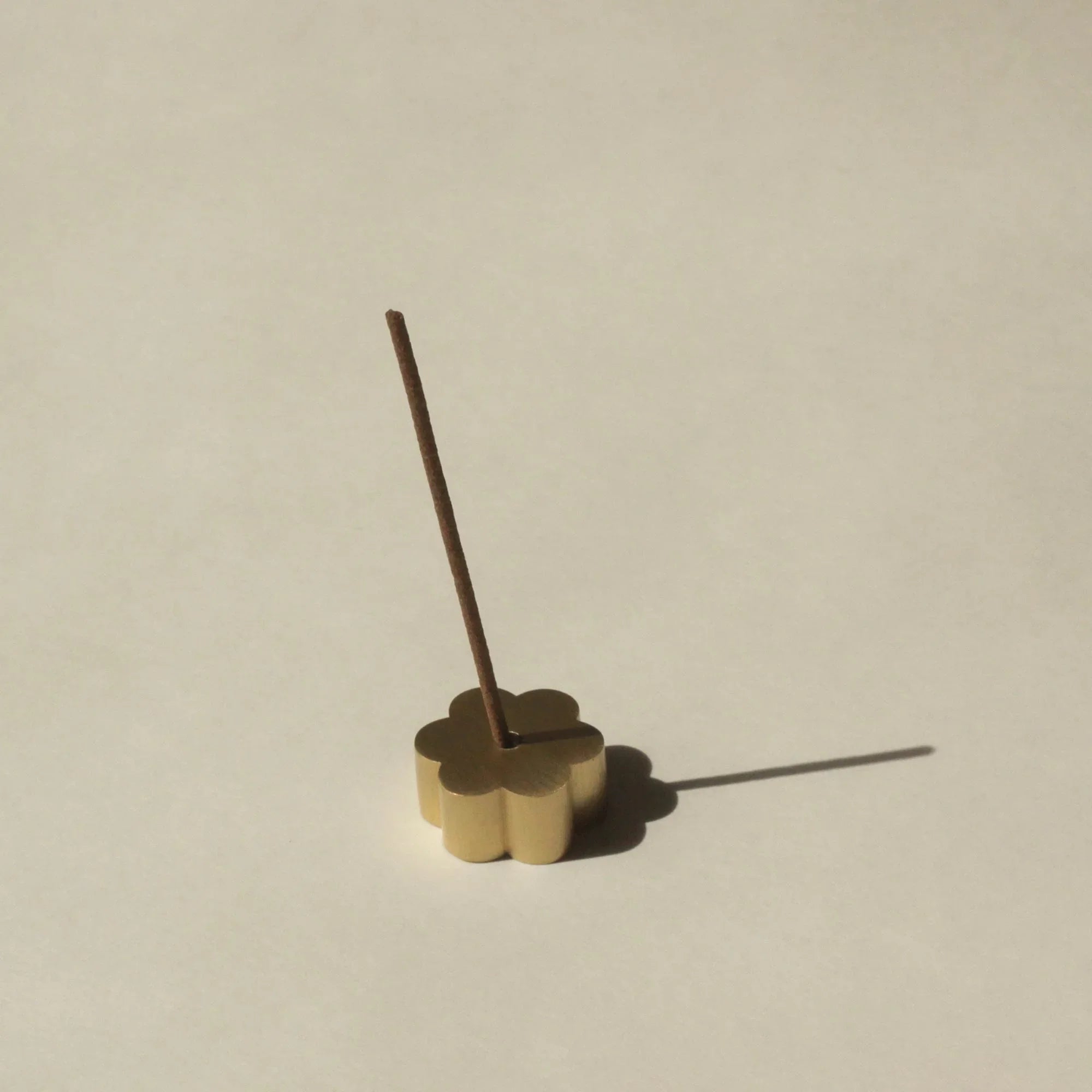 Flower Brass Incense Holder