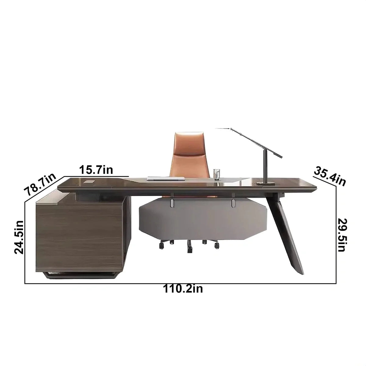 Flynn · Modern L-Shaped Executive Desk