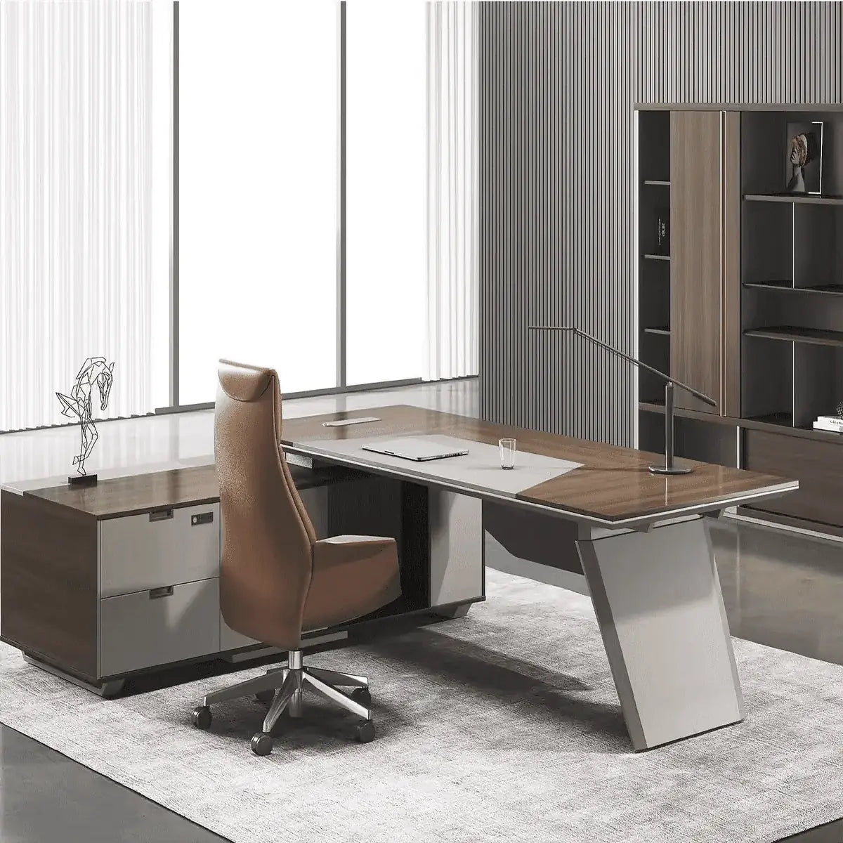 Flynn · Modern L-Shaped Executive Desk