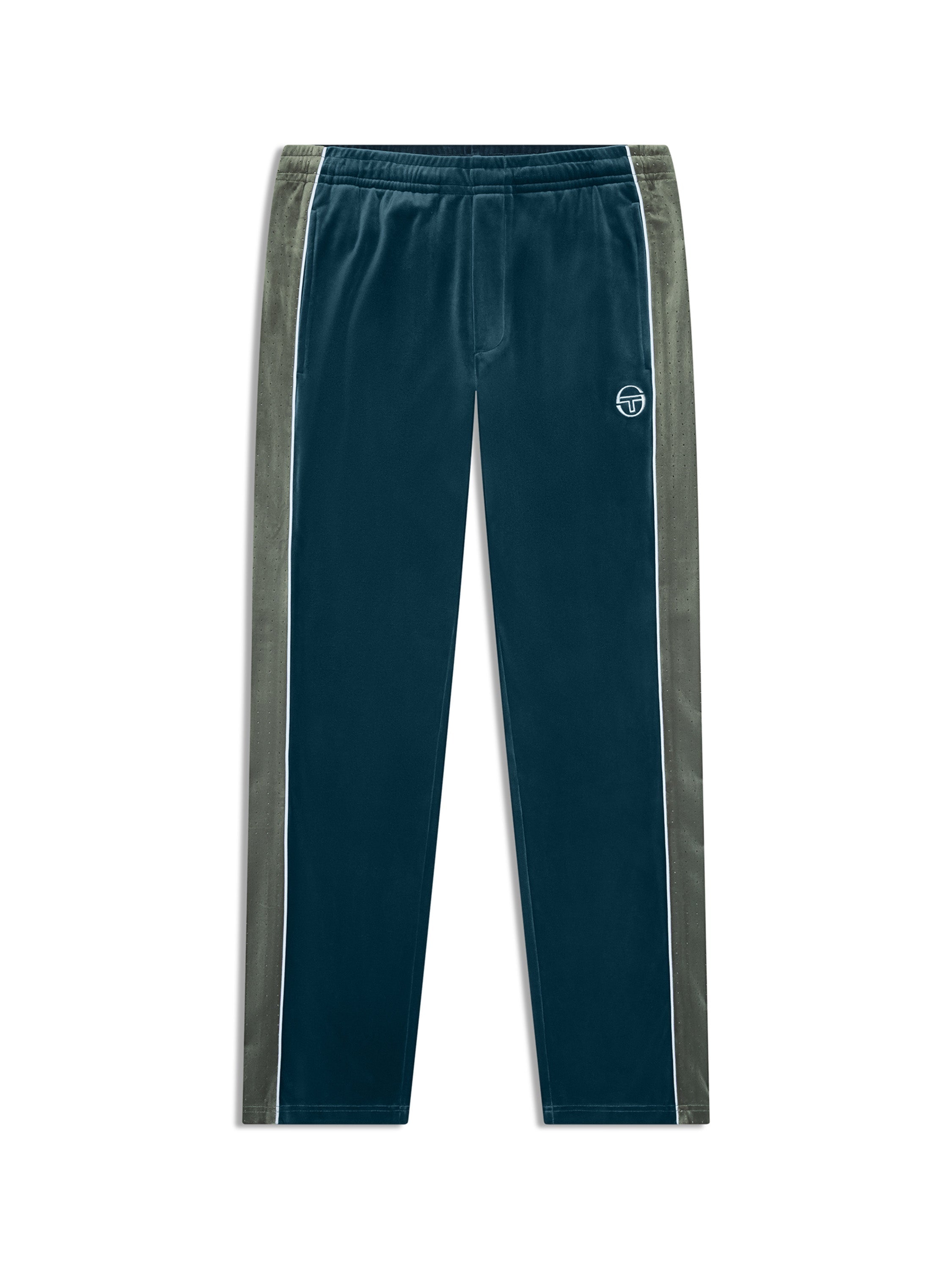 Forato Velour Track Pant-Mediterranea