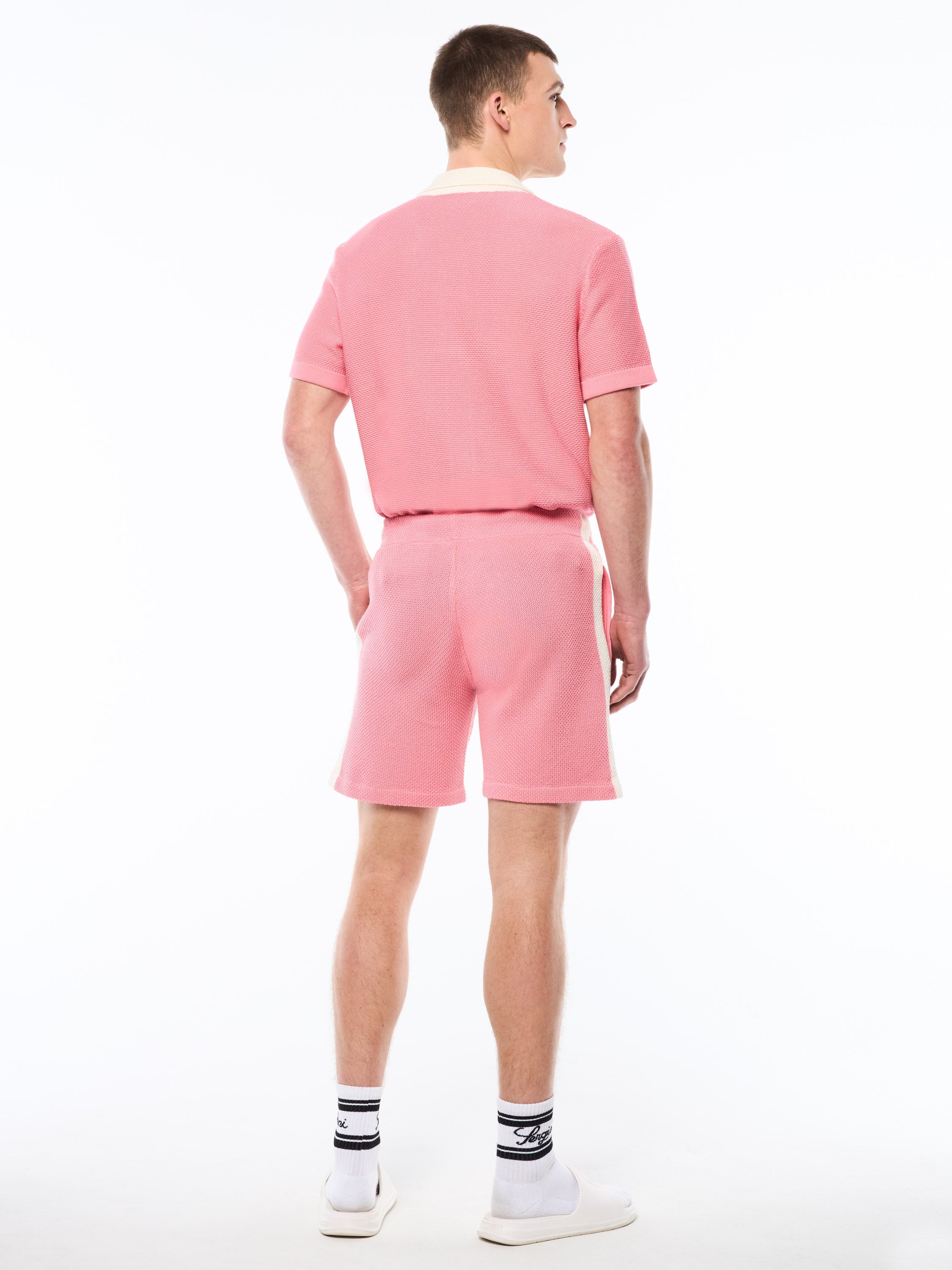 Fratelli Crochet Cabana Short-Geranium Pink