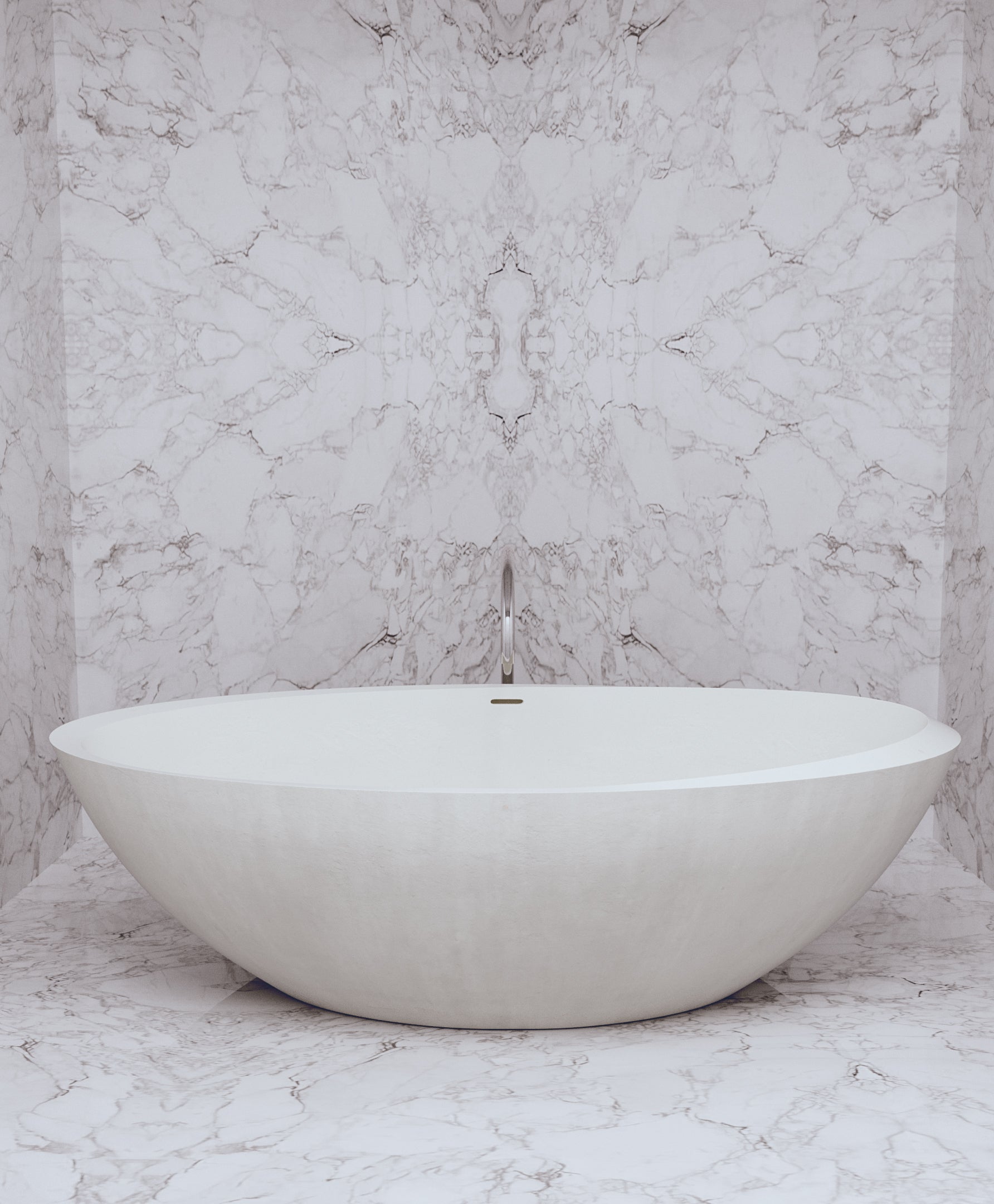 Freestanding Oval bathtub