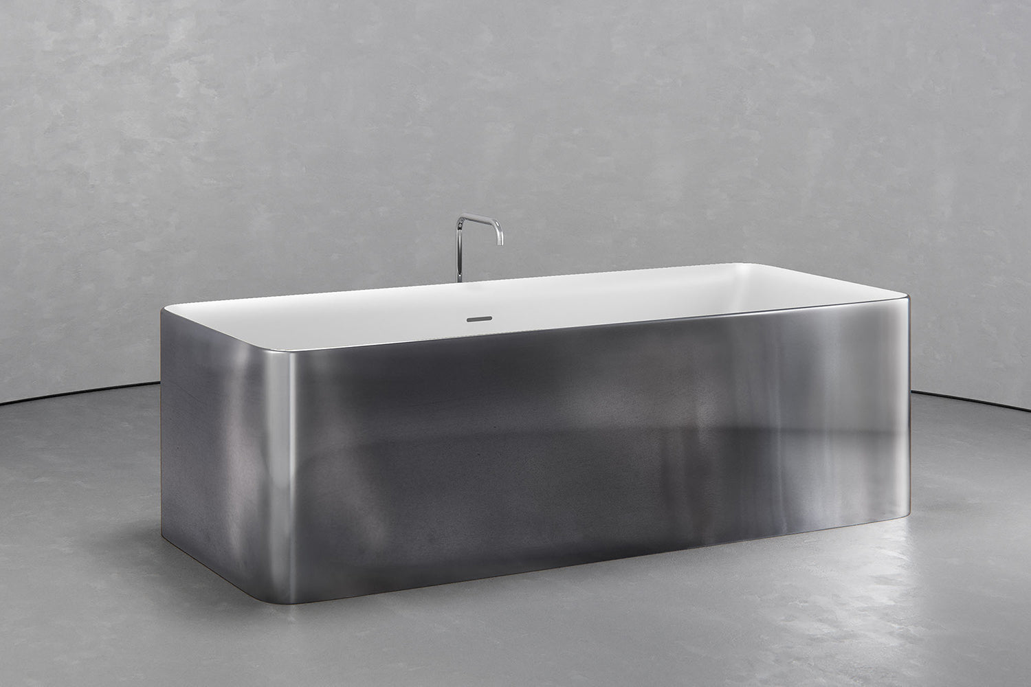 Freestanding Rectangular bathtub