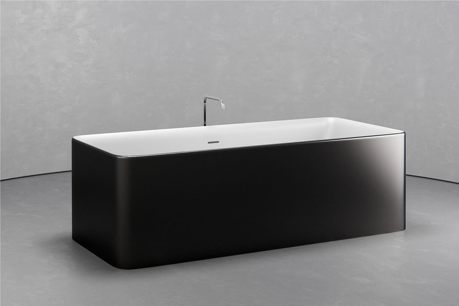 Freestanding Rectangular bathtub