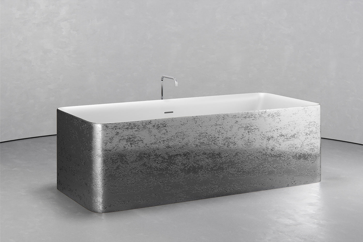 Freestanding Rectangular bathtub