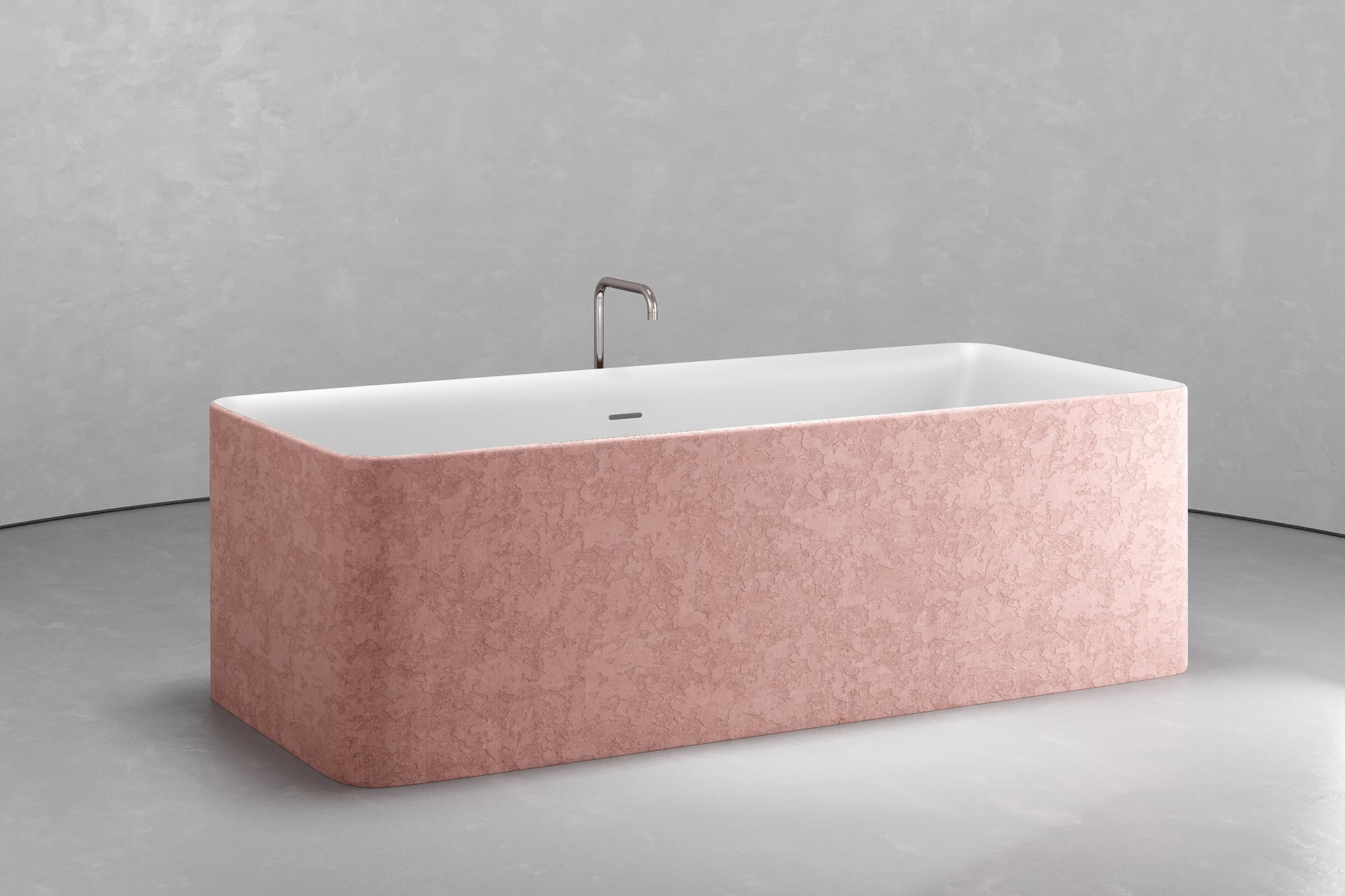 Freestanding Rectangular bathtub