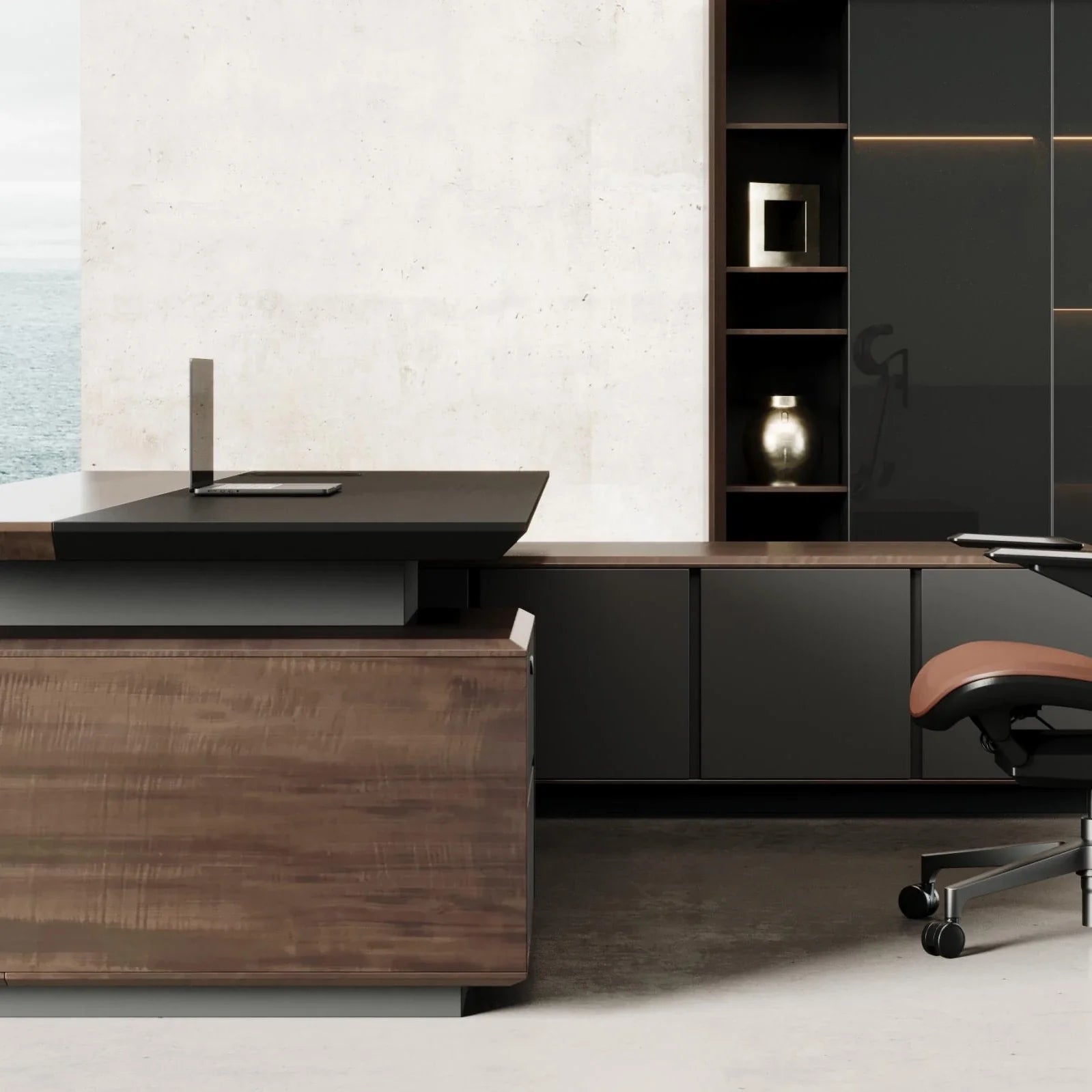 Frisco · Modern L-Shaped Executive Desk